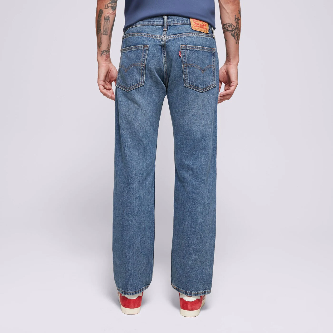 LEVI'S NADRÁG 555 96 RELAXED STRAIGHT MED INDIGO-WORN IN