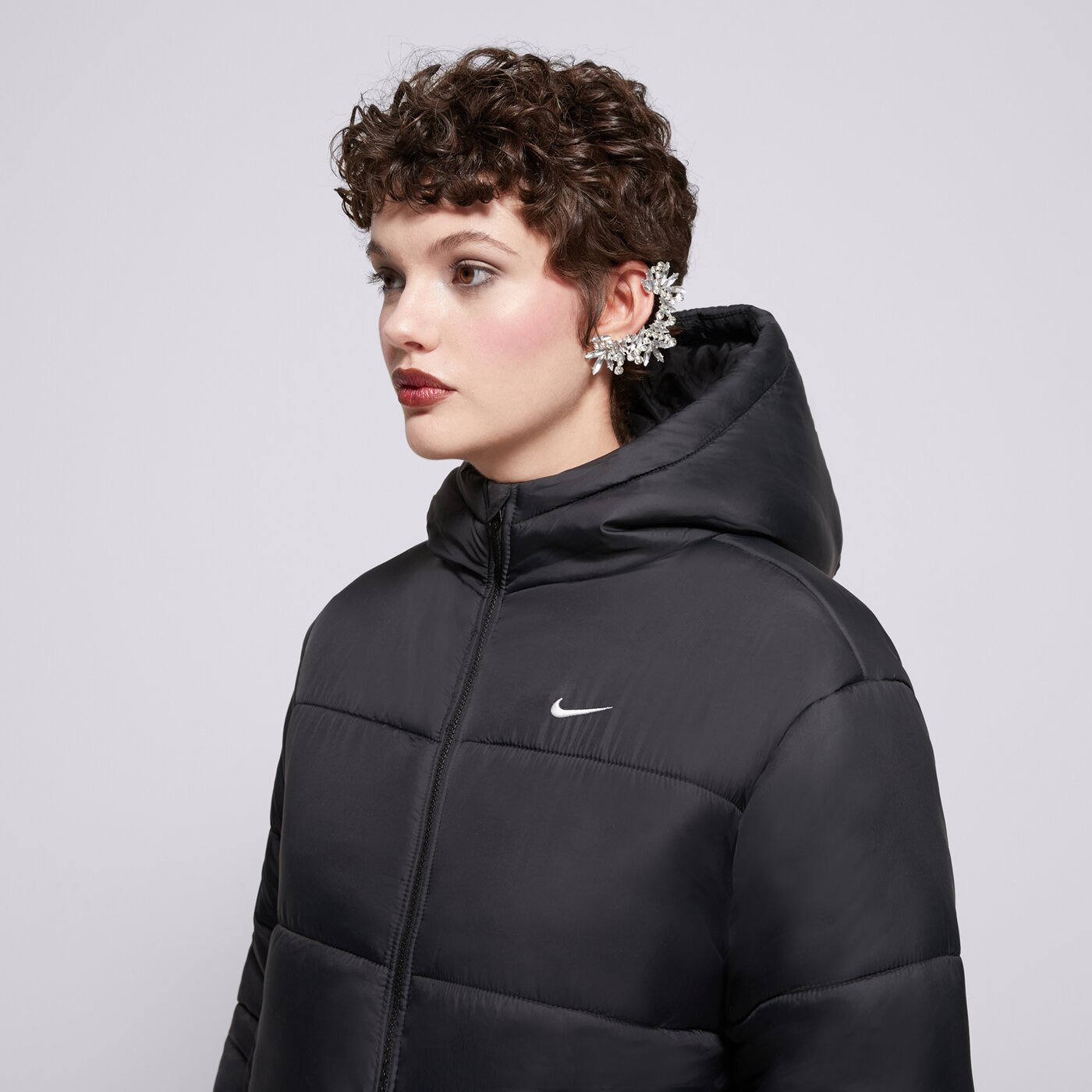 NIKE HOSSZÚ KABÁT W NSW TF SNFL NK CLSC PRKA