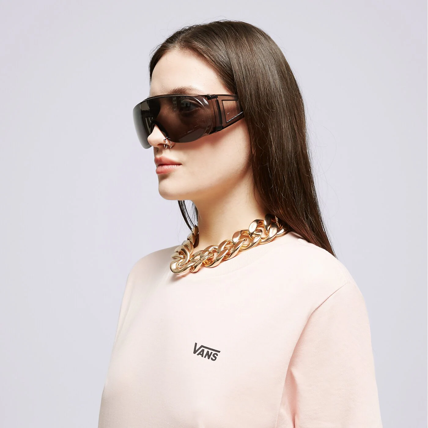 VANS PÓLÓ LEFT CHEST LOGO TEE EM