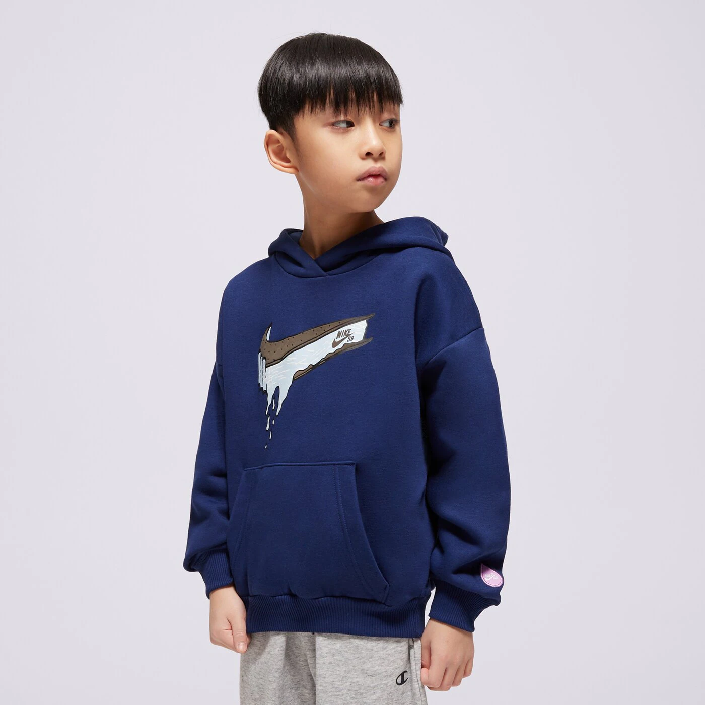 NIKE PULÓVER KAPUCNIS K NIKE SB FLC HOODIE BOY