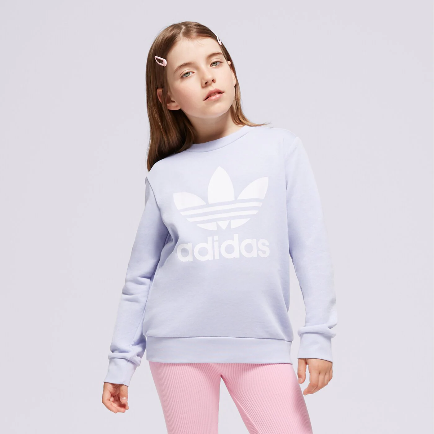 ADIDAS PULÓVER TREFOIL CREW GIRL