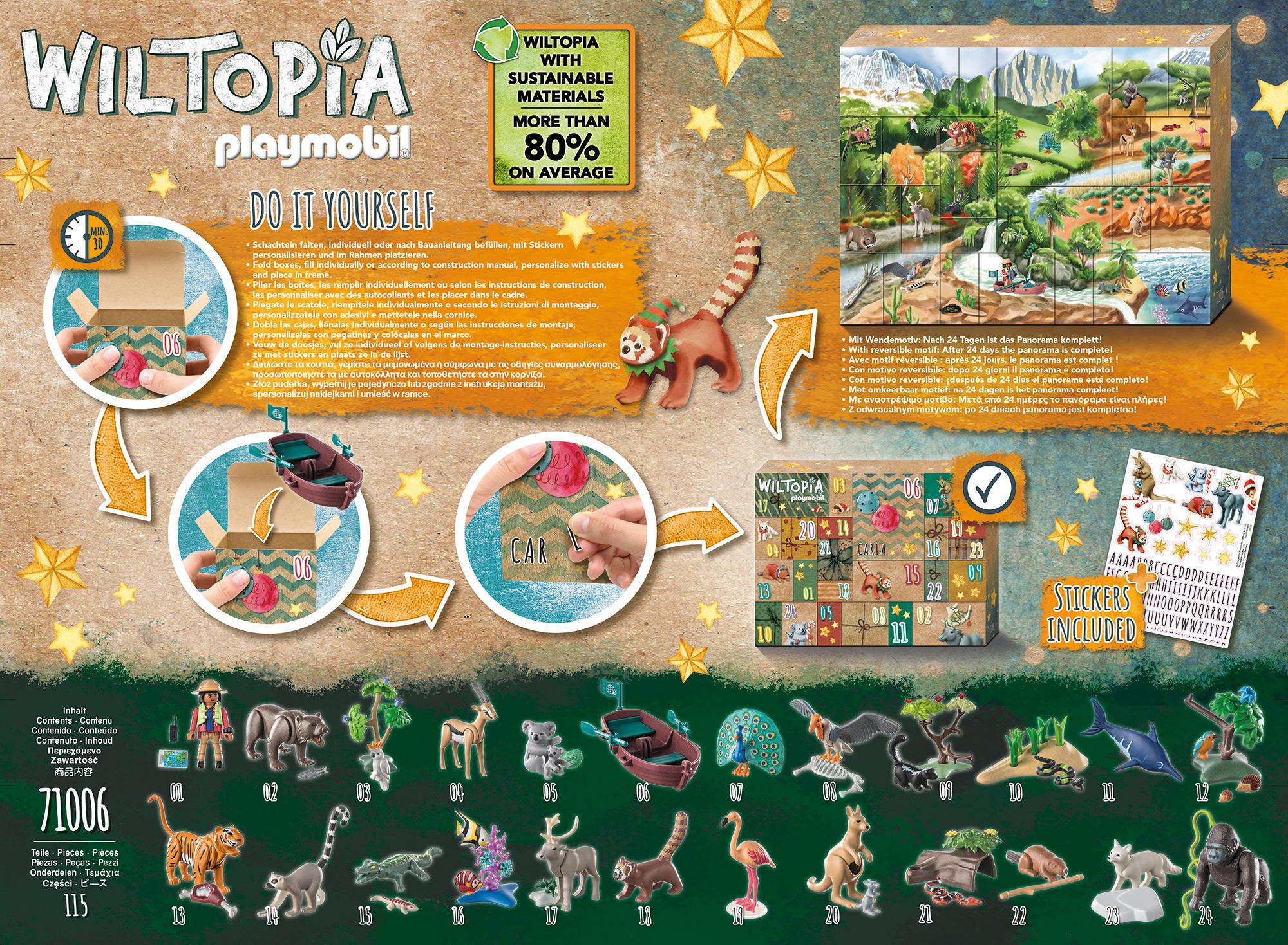Wiltopia - DIY Adventskalender: Tierische Weltreise