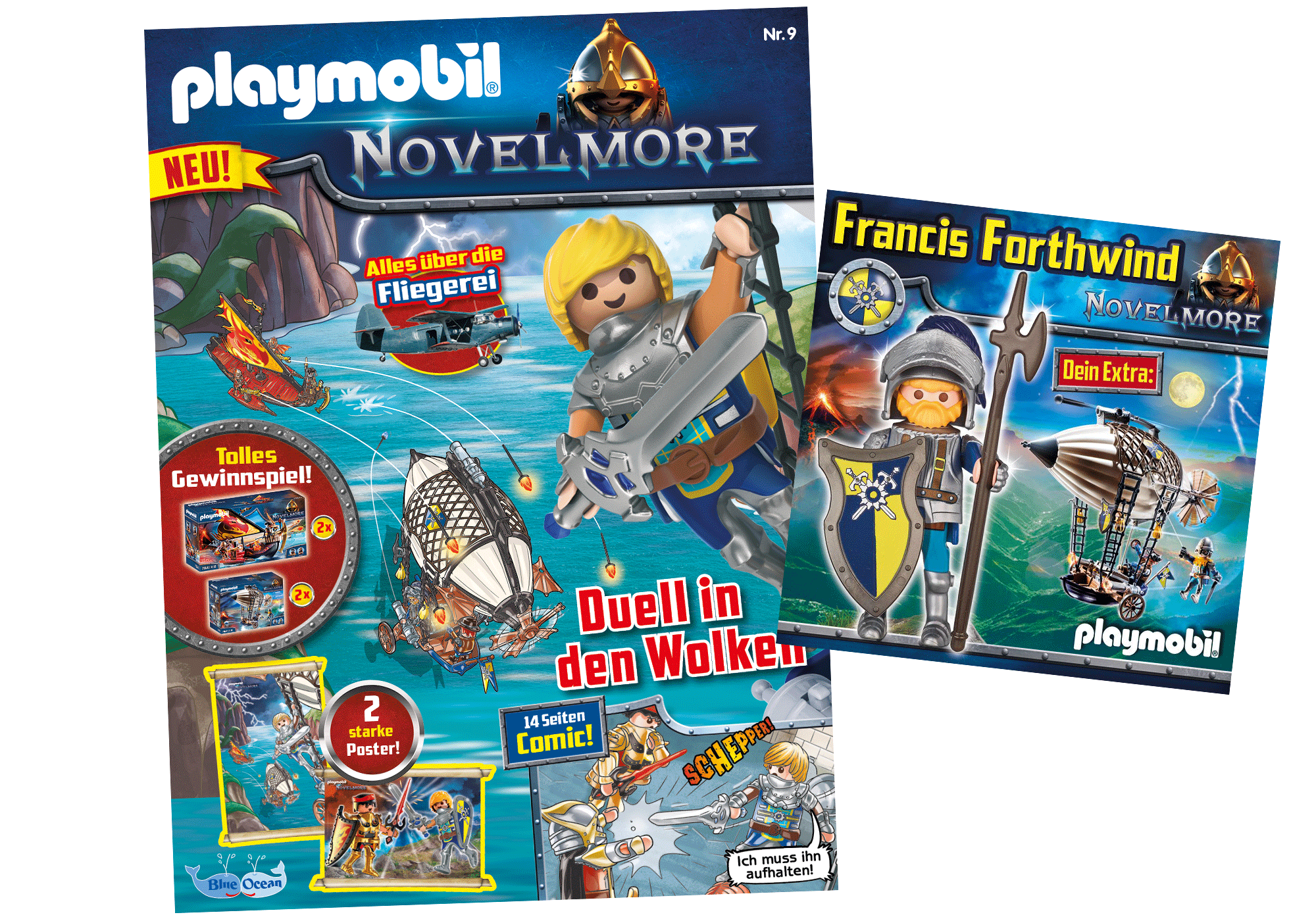 PLAYMOBIL-Magazin NOVELMORE (Magazin 9/21 Francis Forthwind)
