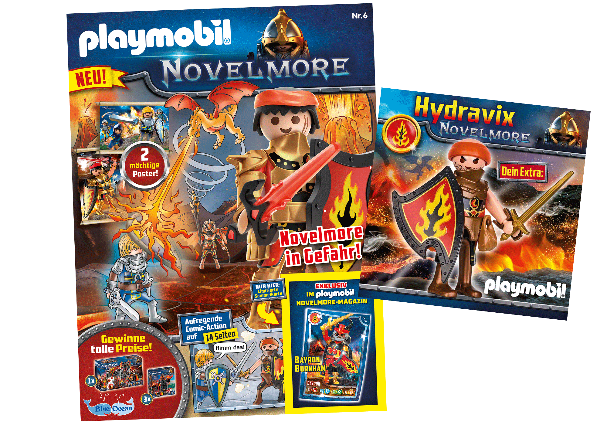 PLAYMOBIL-Magazin NOVELMORE (Magazin 6/20 Hydravix)