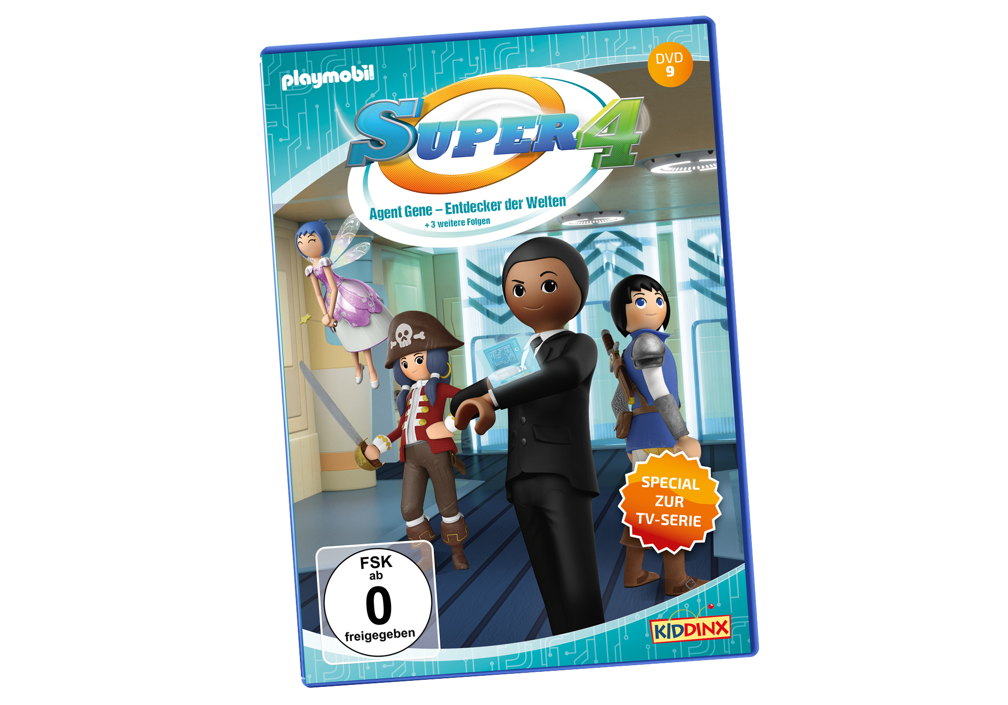 DVD Super4: Agent Gene. Entdecker der Welten