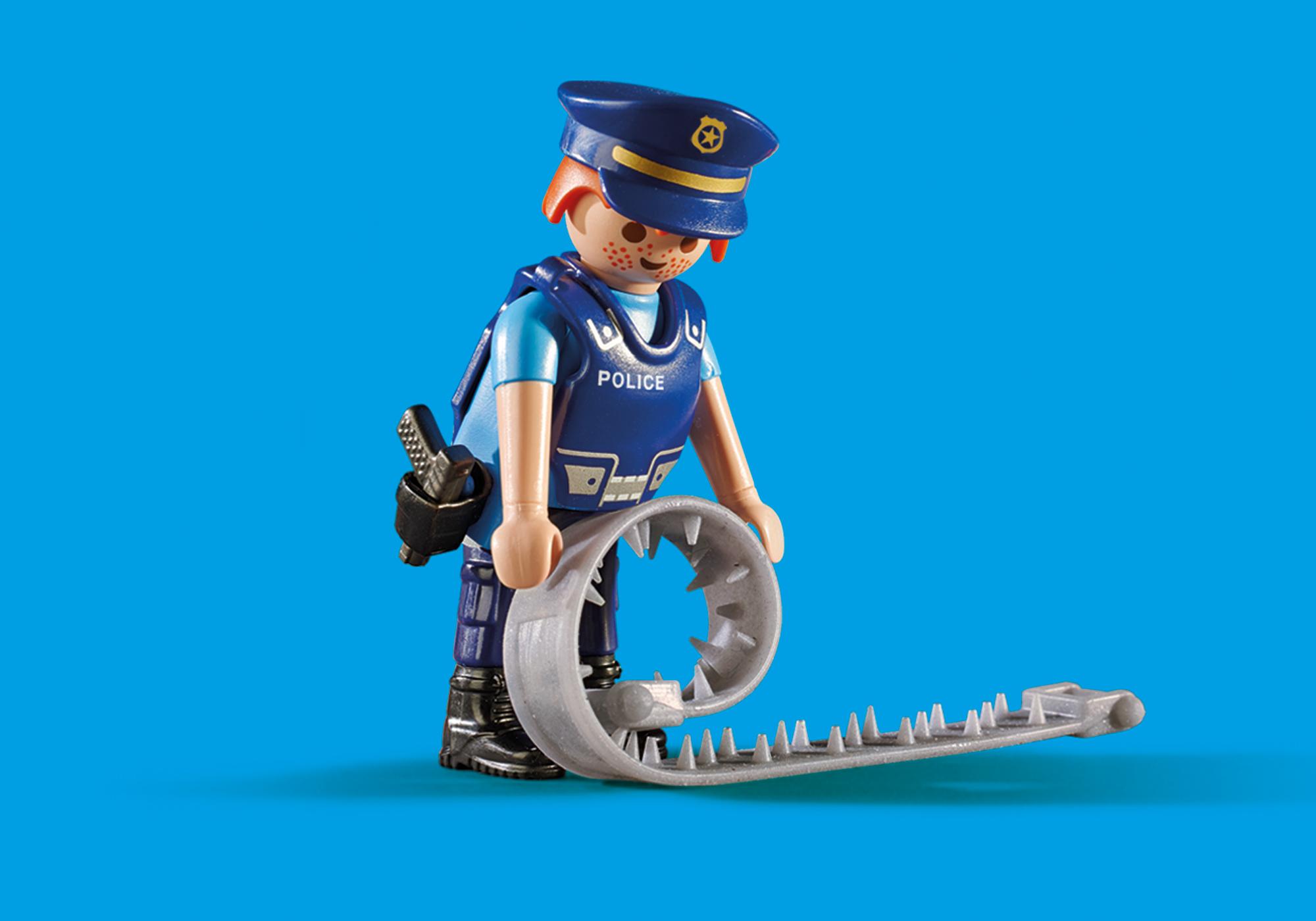 Polizei-Straßensperre