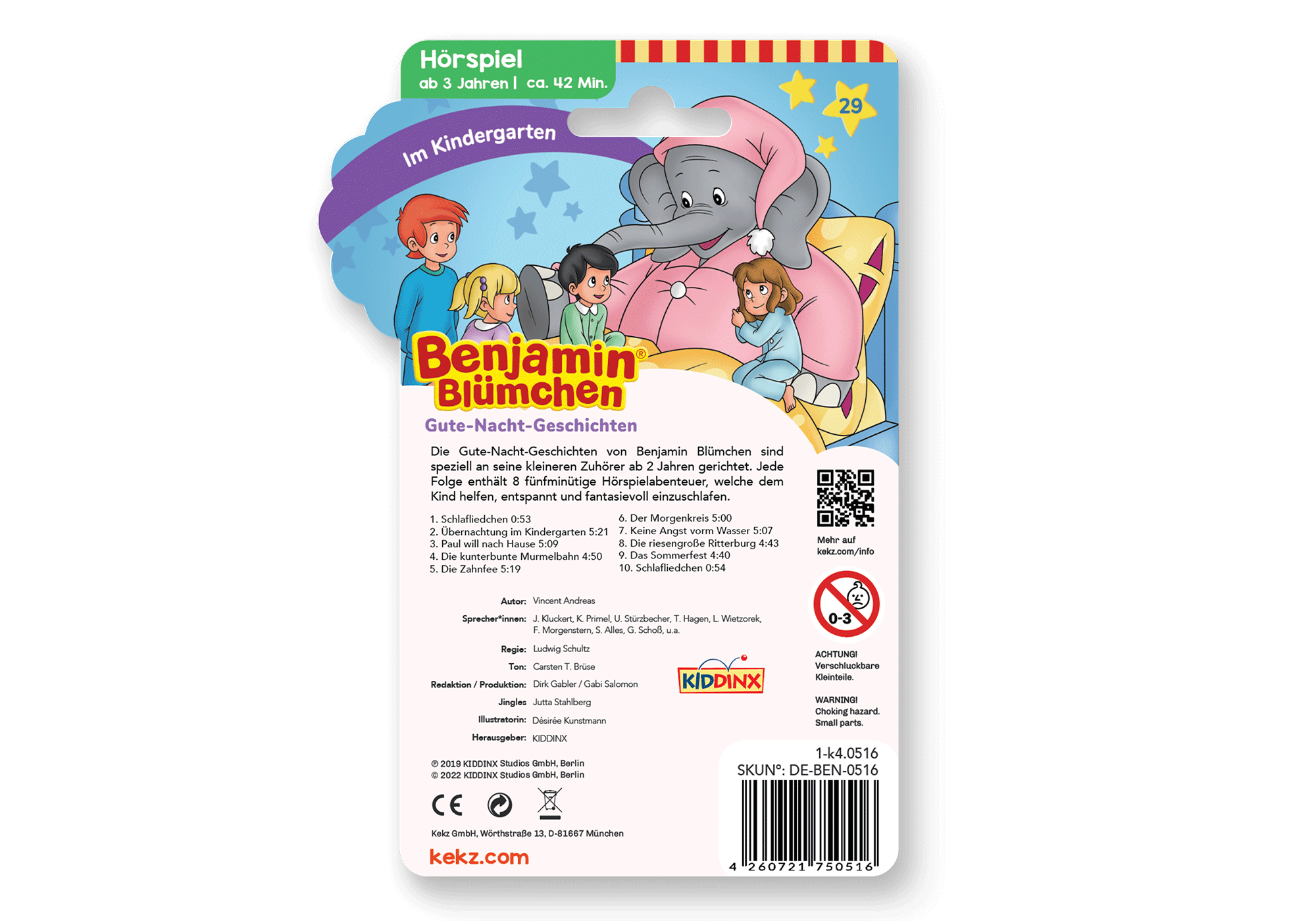 Kekz - Benjamin Blümchen - Gute-Nacht-Geschichten