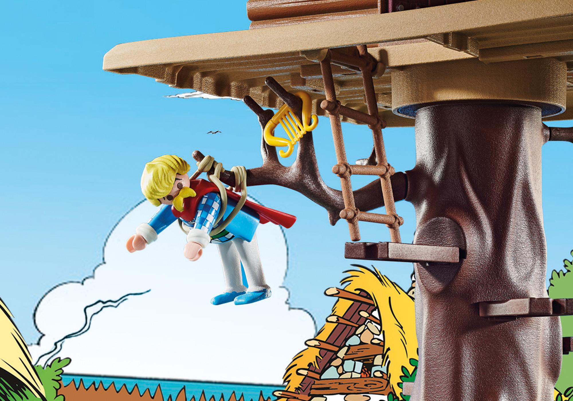 Asterix: Troubadix mit Baumhaus
