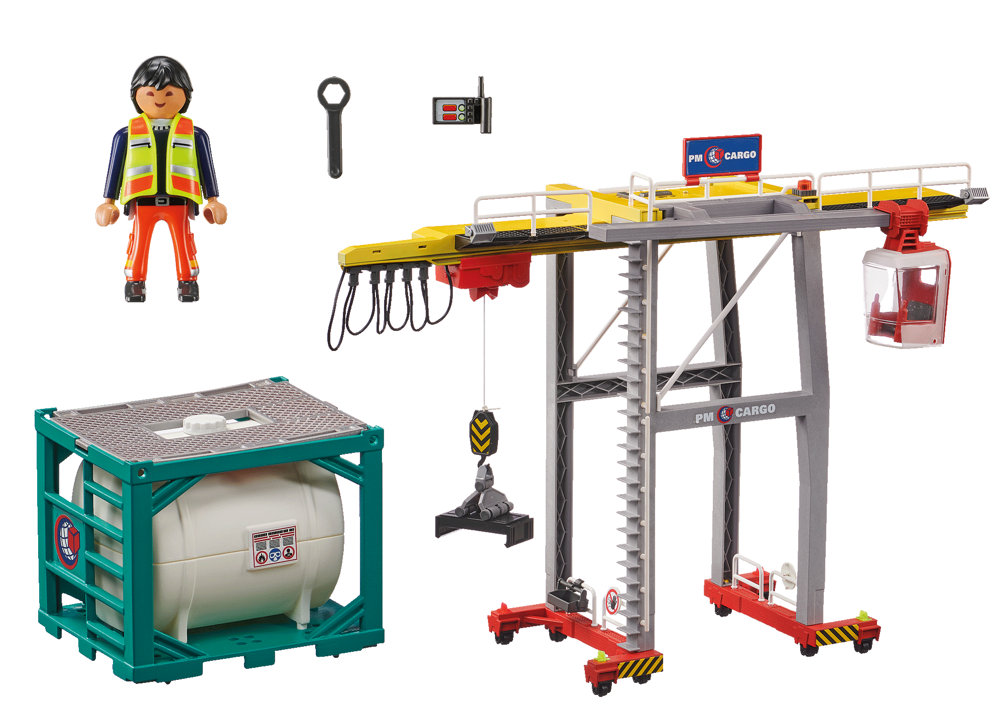 Portalan mit Containern