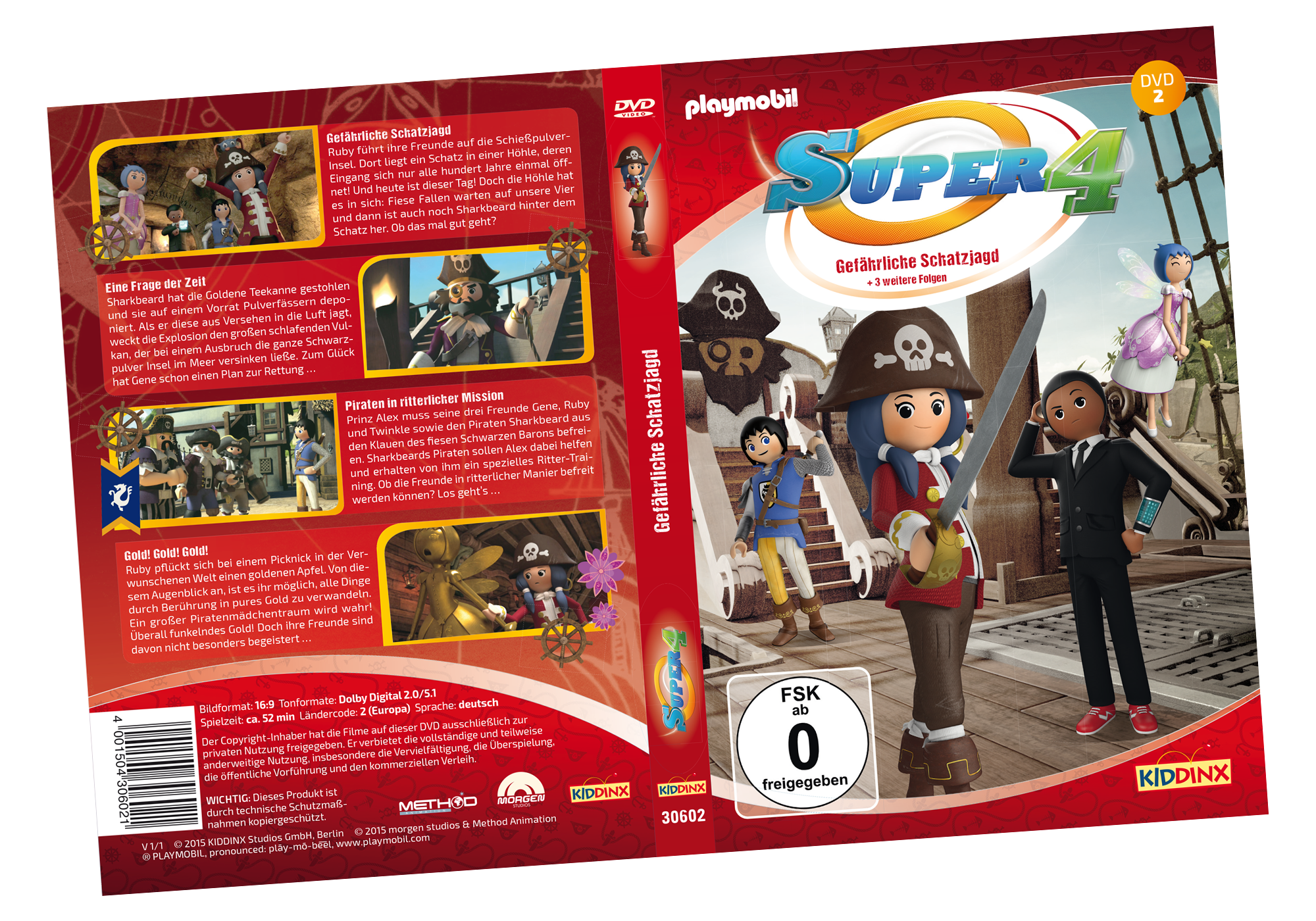 DVD 2 Super4: Gefährliche Schatzjagd