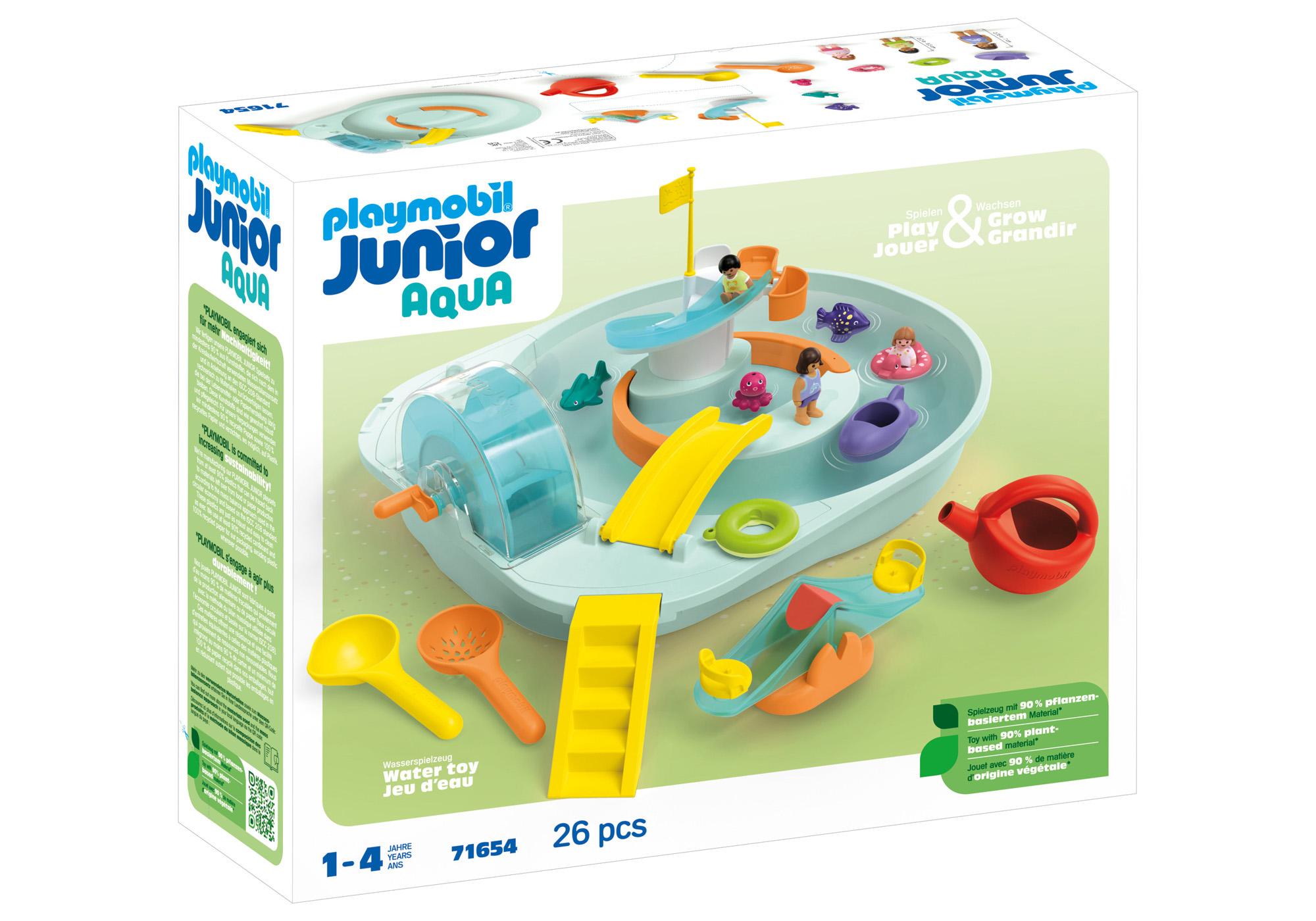 JUNIOR AQUA: Wasserbahn mit Wasserspielplatz und Lerneffekten