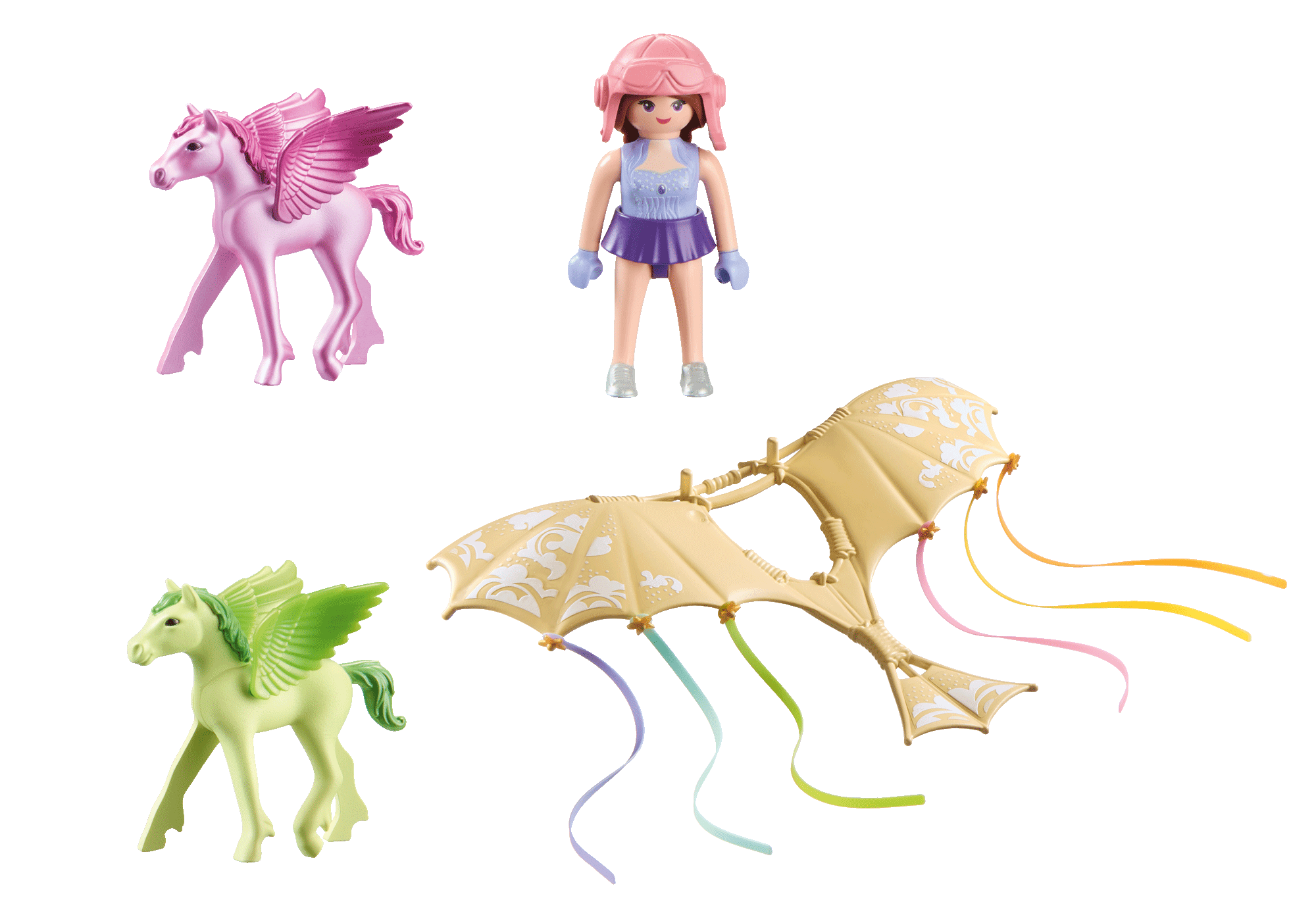 Himmlischer Ausflug mit Pegasusfohlen