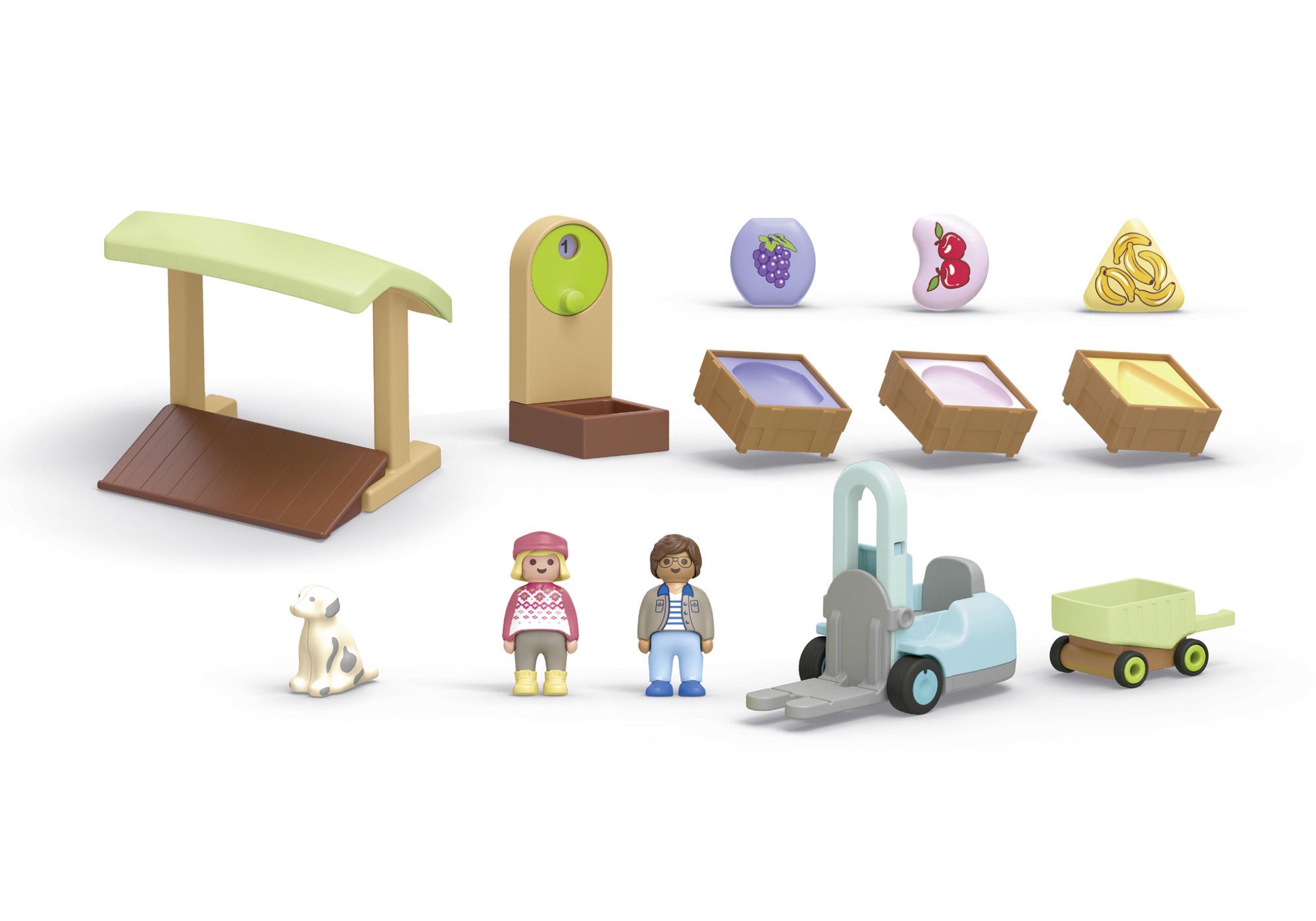 JUNIOR: Bio-Marktstand & Gabelstapler