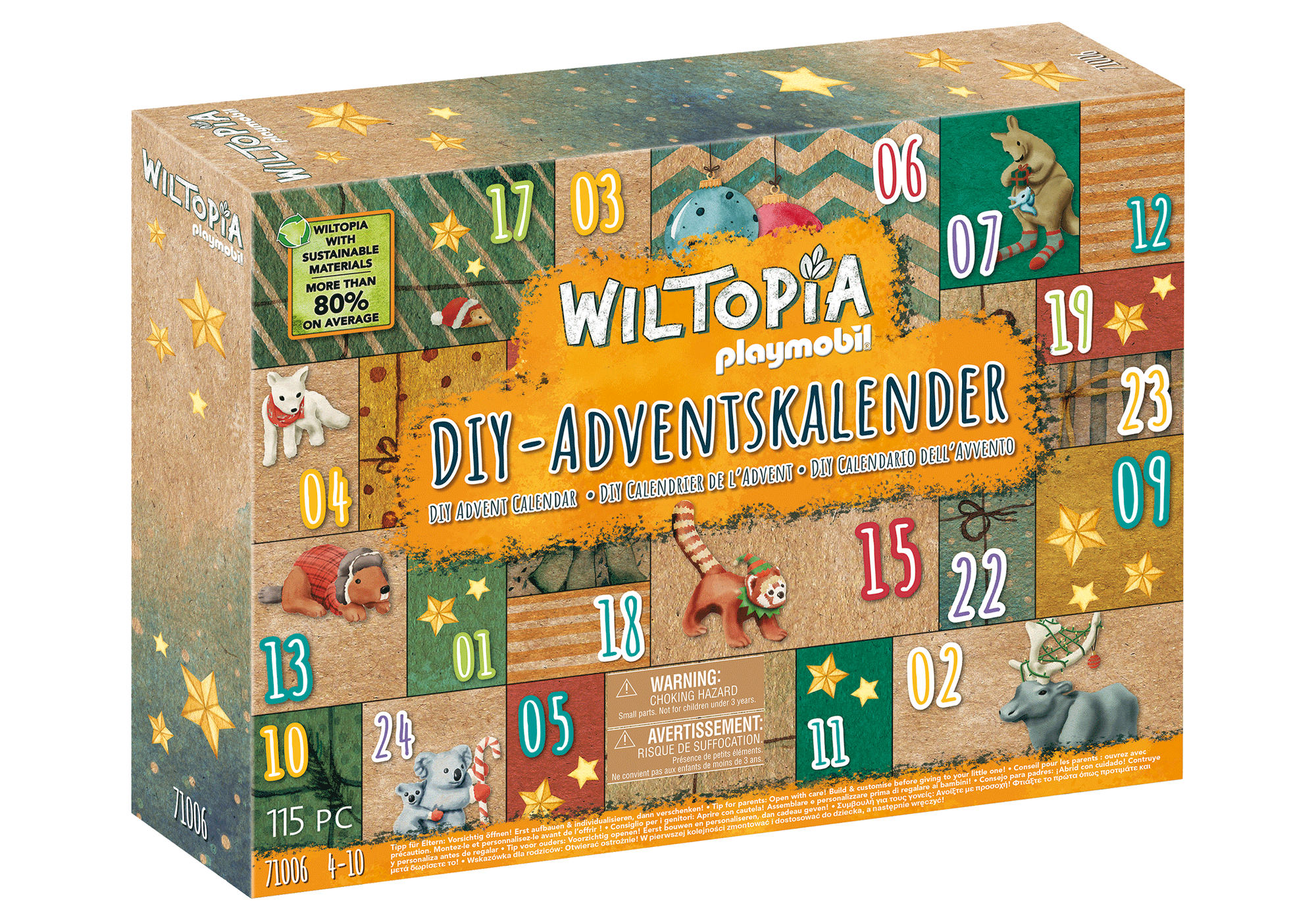 Wiltopia - DIY Adventskalender: Tierische Weltreise