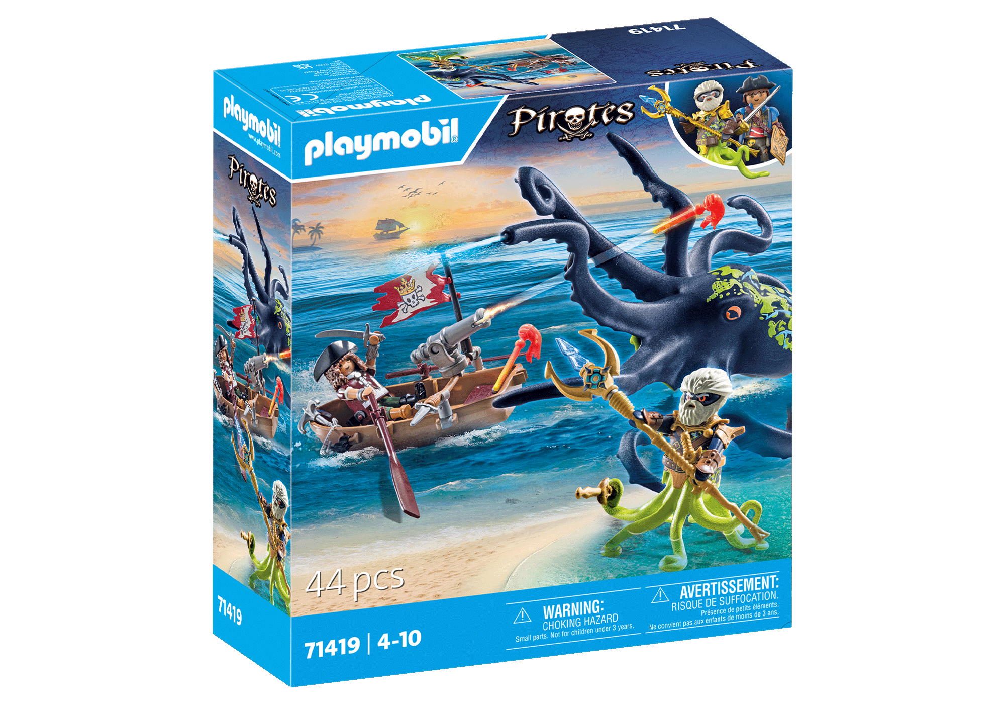 Kampf gegen den Riesenoktopus