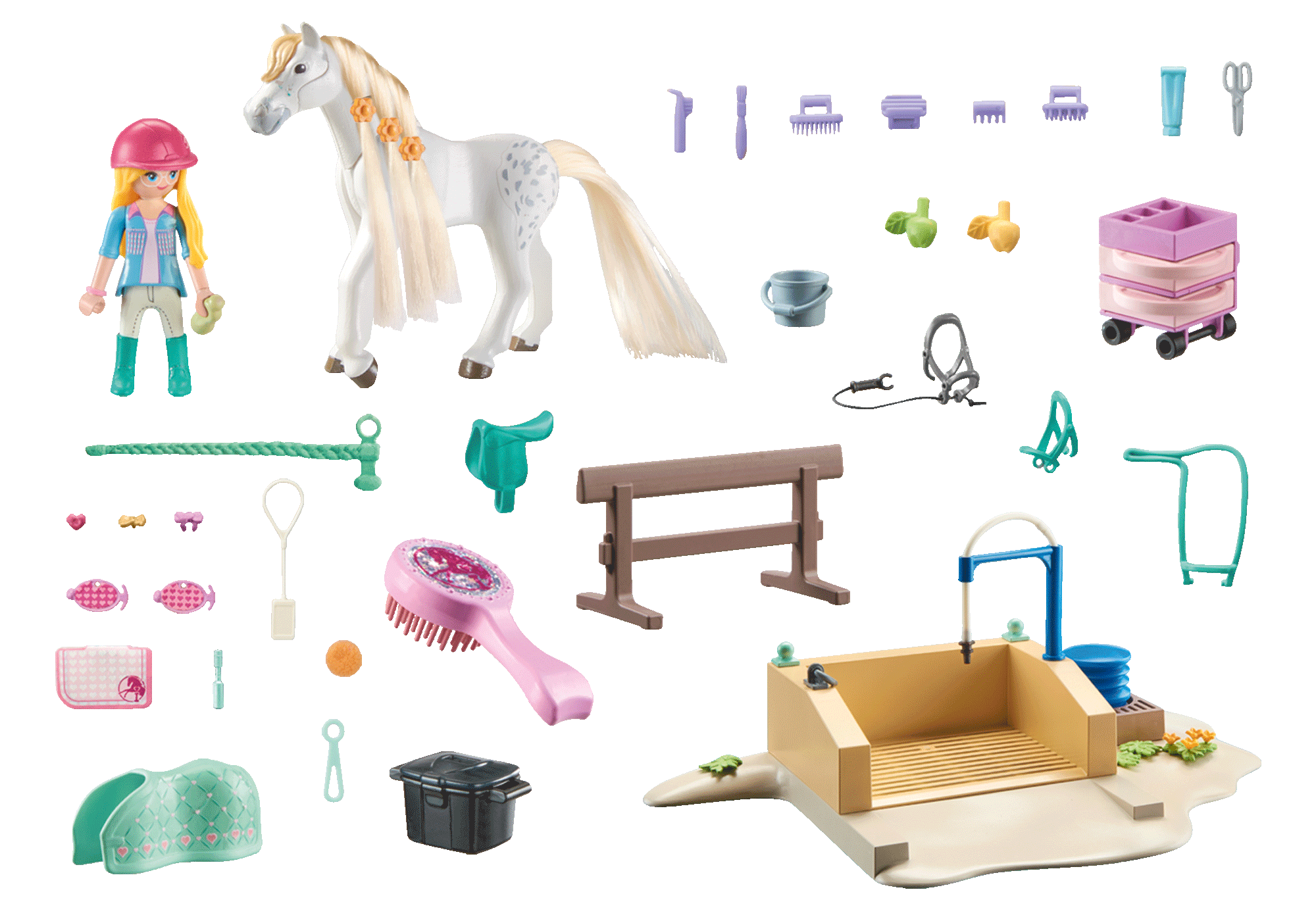 Isabella & Lioness mit Waschplatz