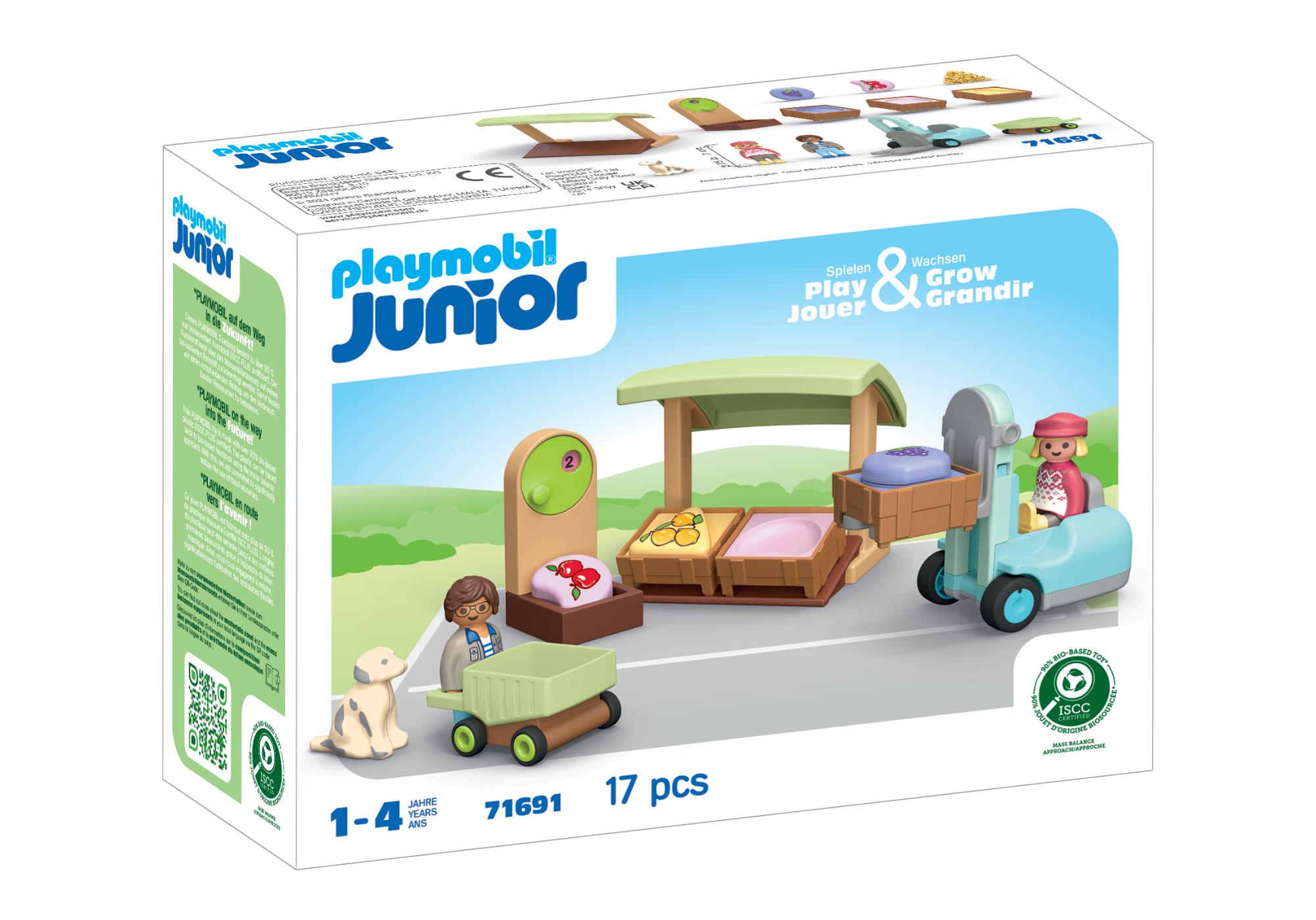 JUNIOR: Bio-Marktstand & Gabelstapler