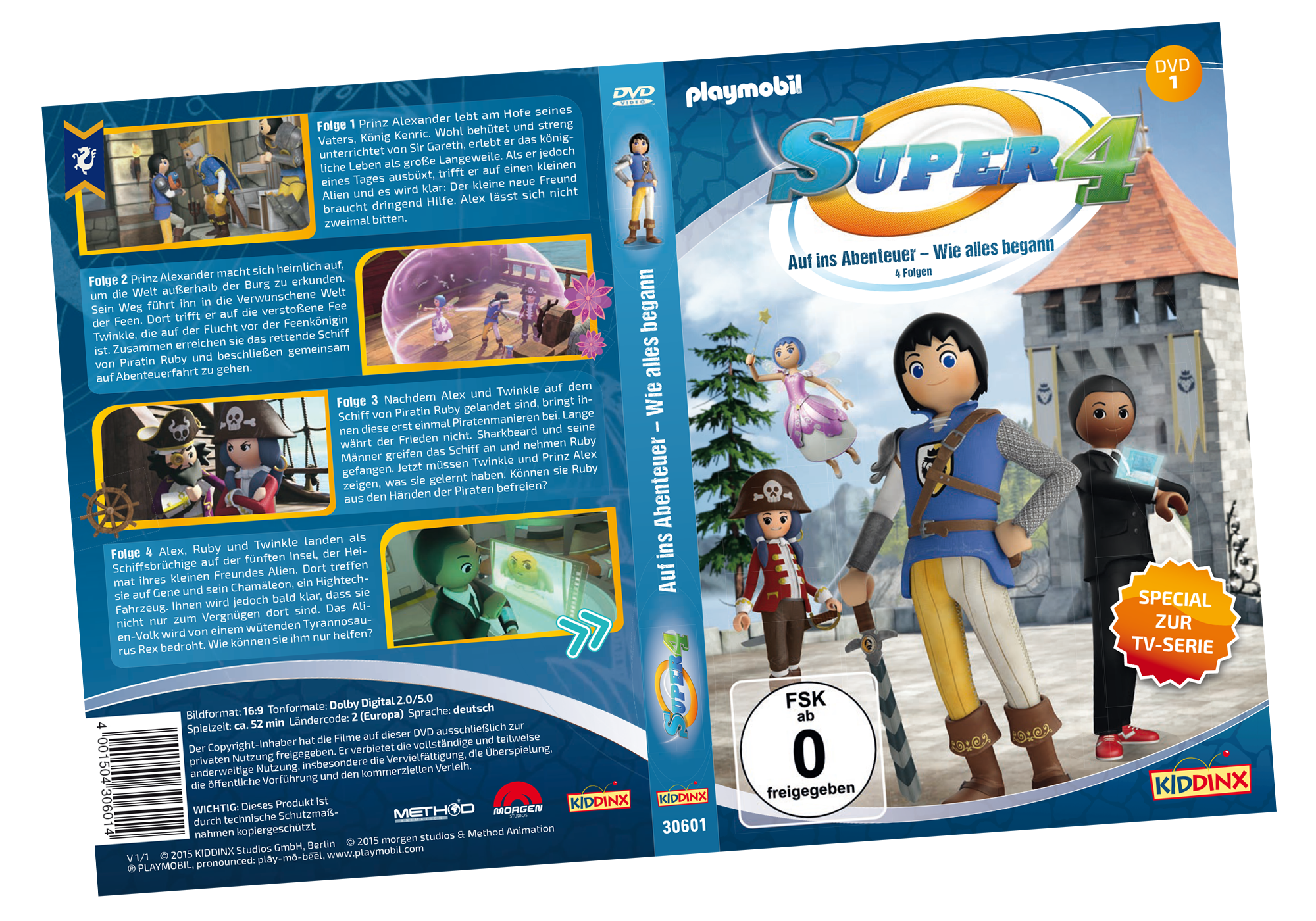 DVD 1 Super4: Auf ins Abenteuer - Wie alles begann