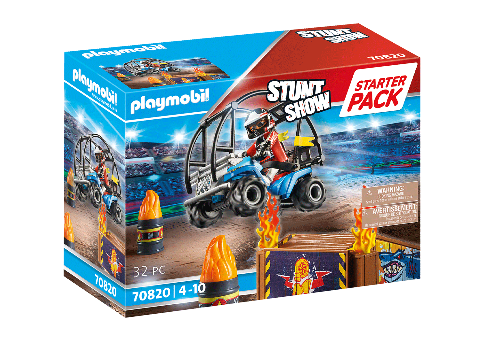 Starter Pack Stuntshow Quad mit Feuerrampe