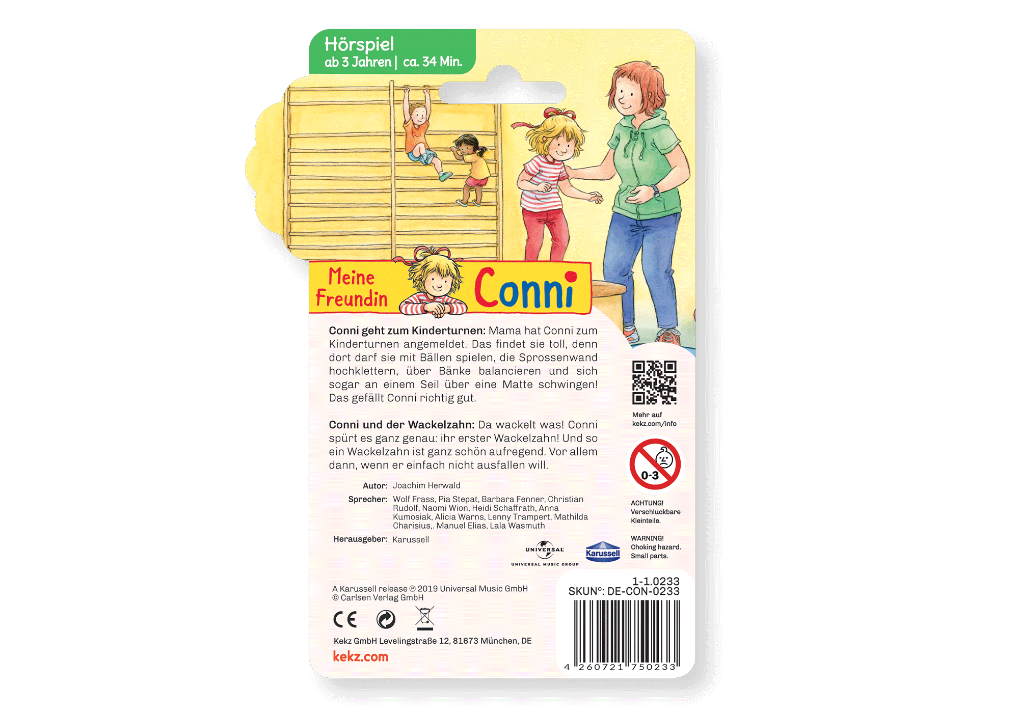 Kekz - Conni - Conni geht zum Kinderturnen / Conni und der Wackelzahn