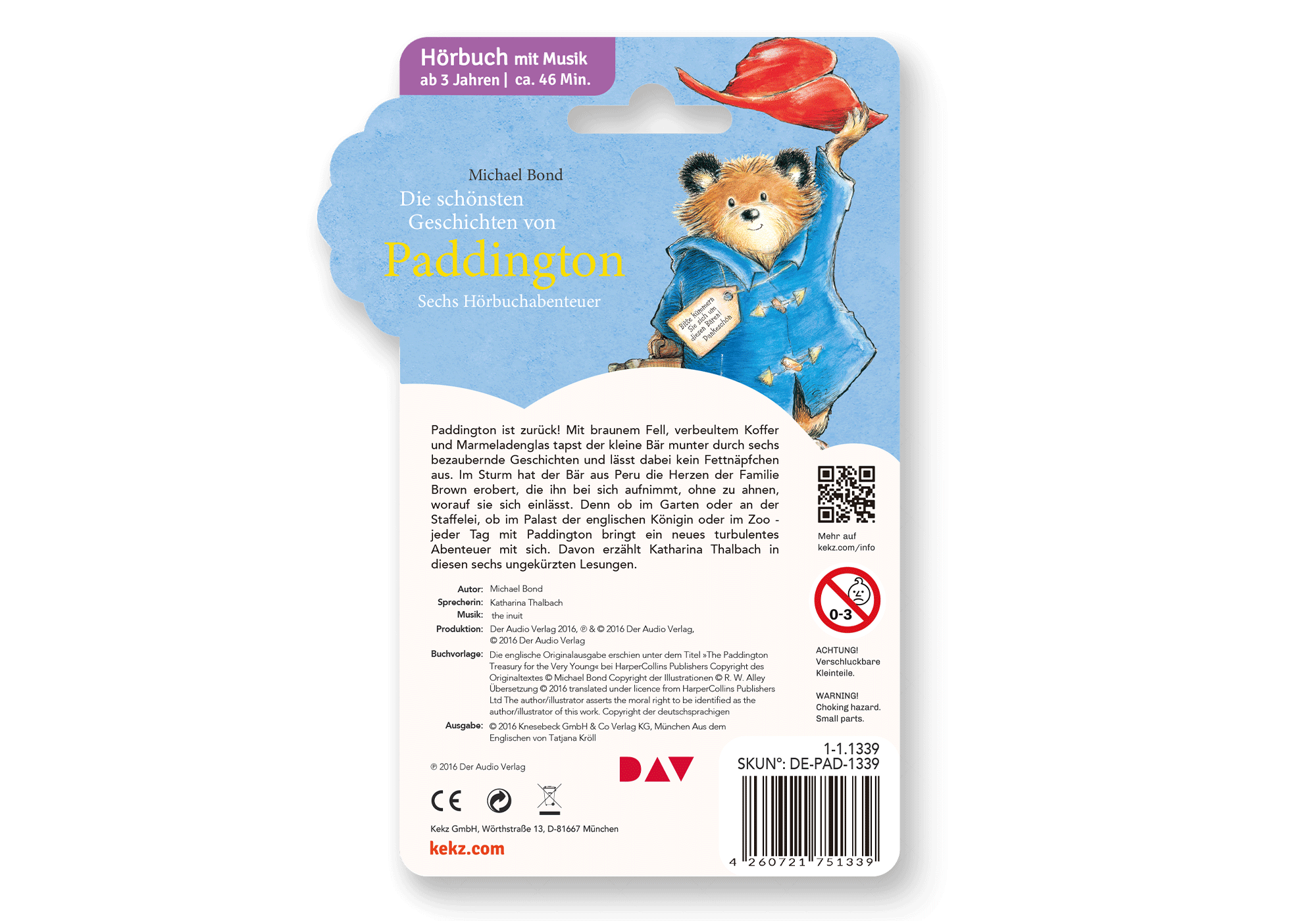 Kekz - Michael Bond: Paddington - Die schönsten Geschichten von Paddington