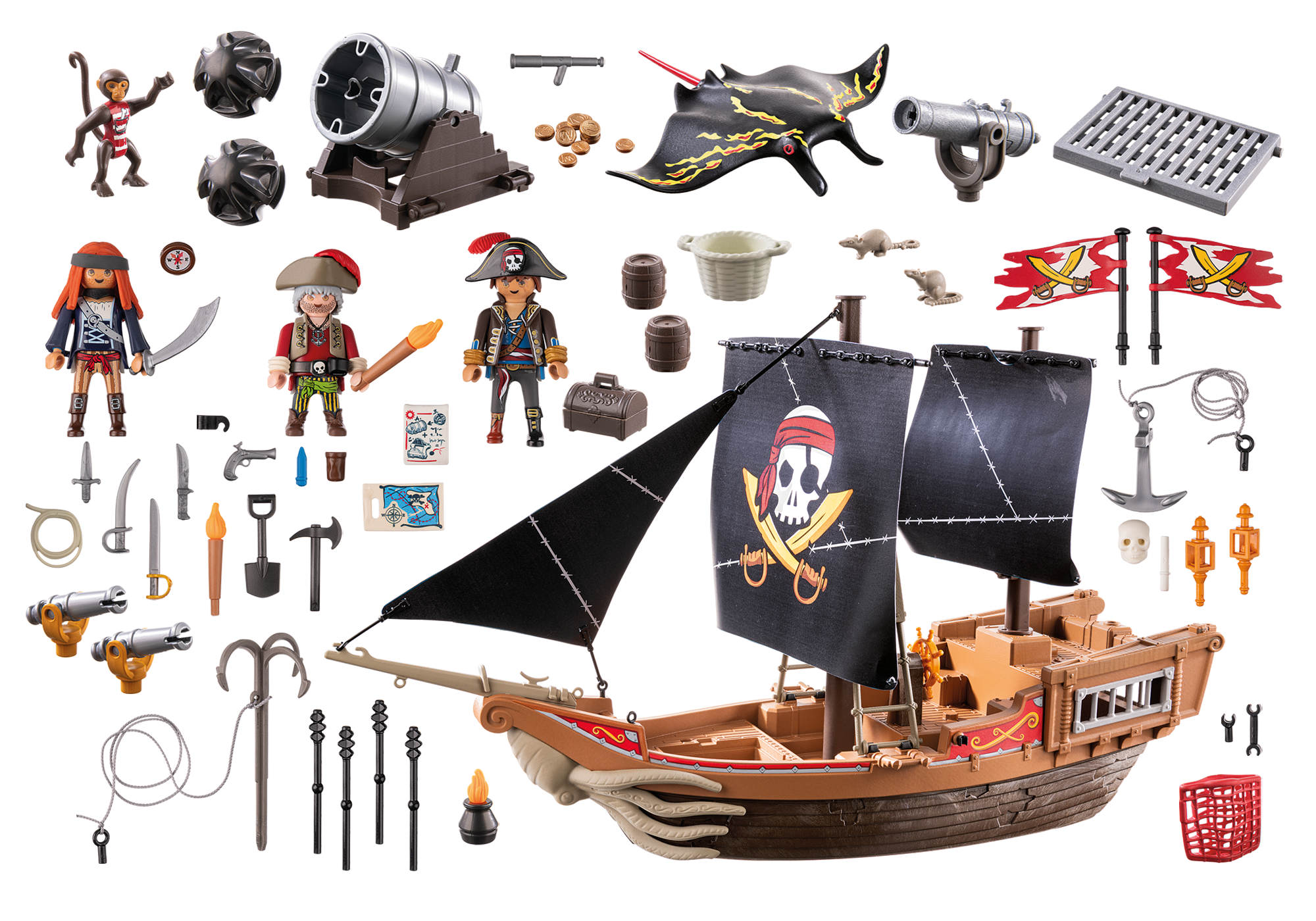 Großes Piratenschiff