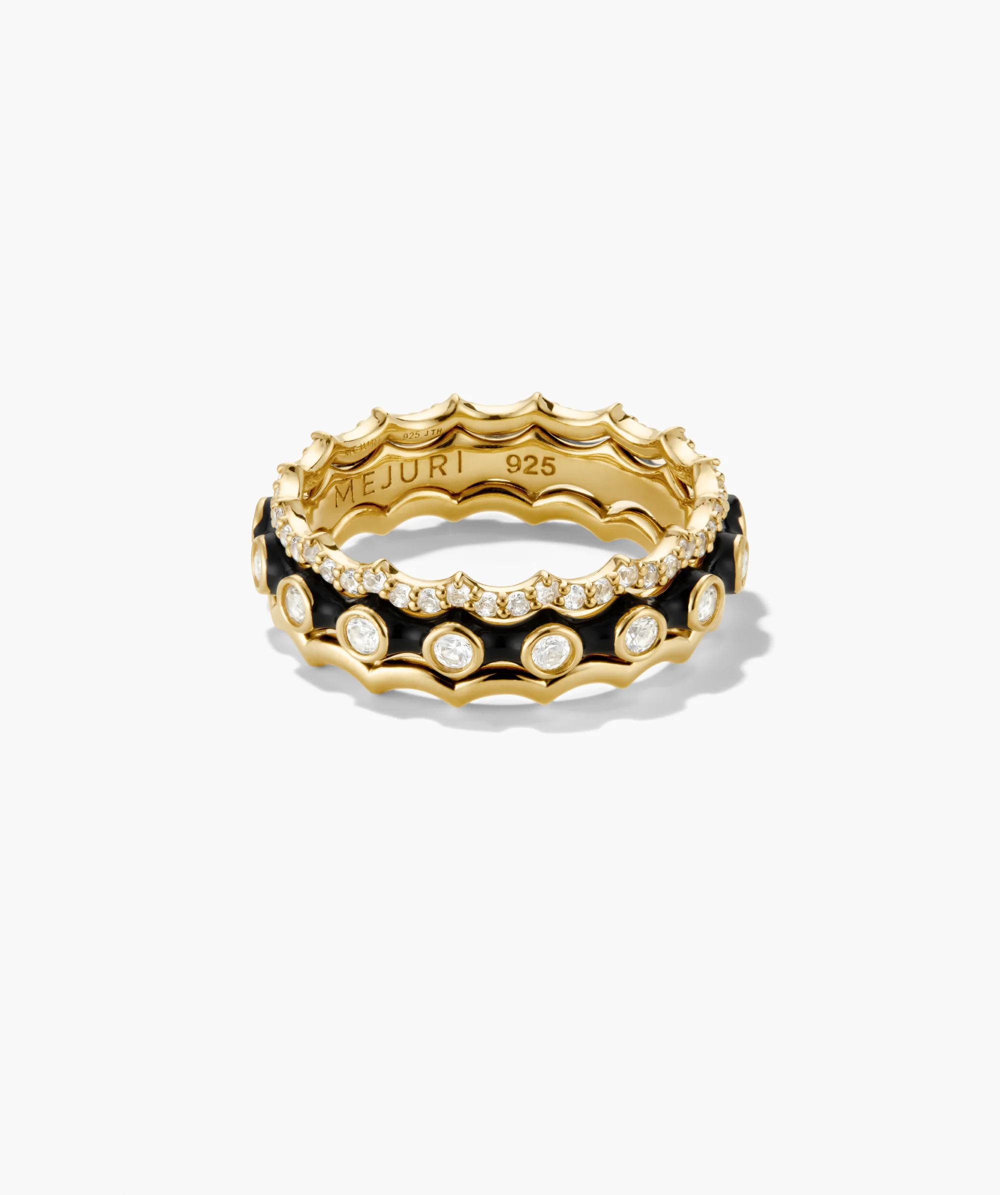 Enamel Charlotte Stacker Ring