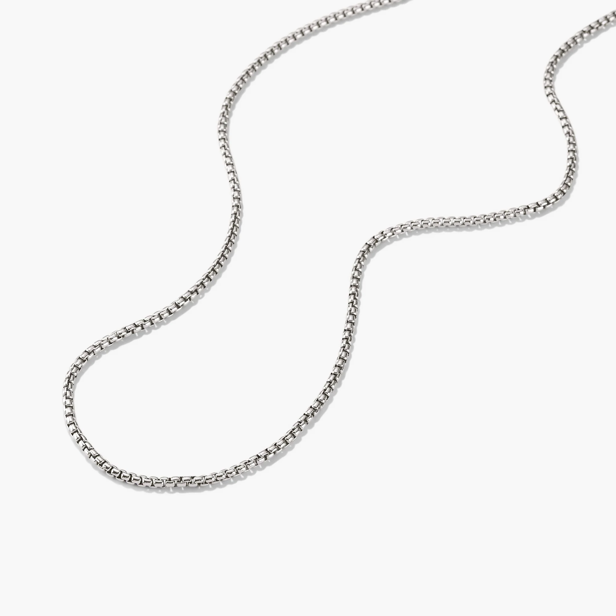 Round Box Chain Necklace