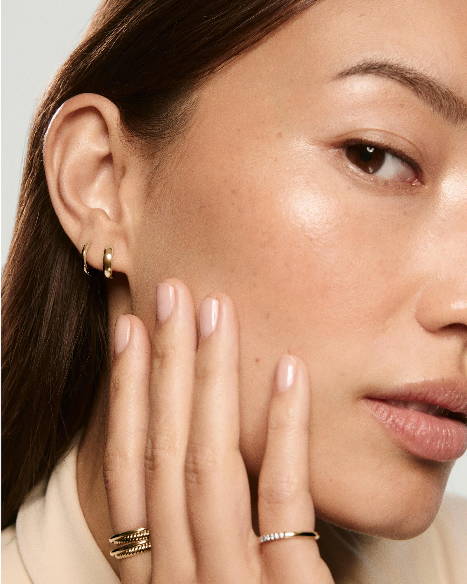 Single Easy Huggie Hoop