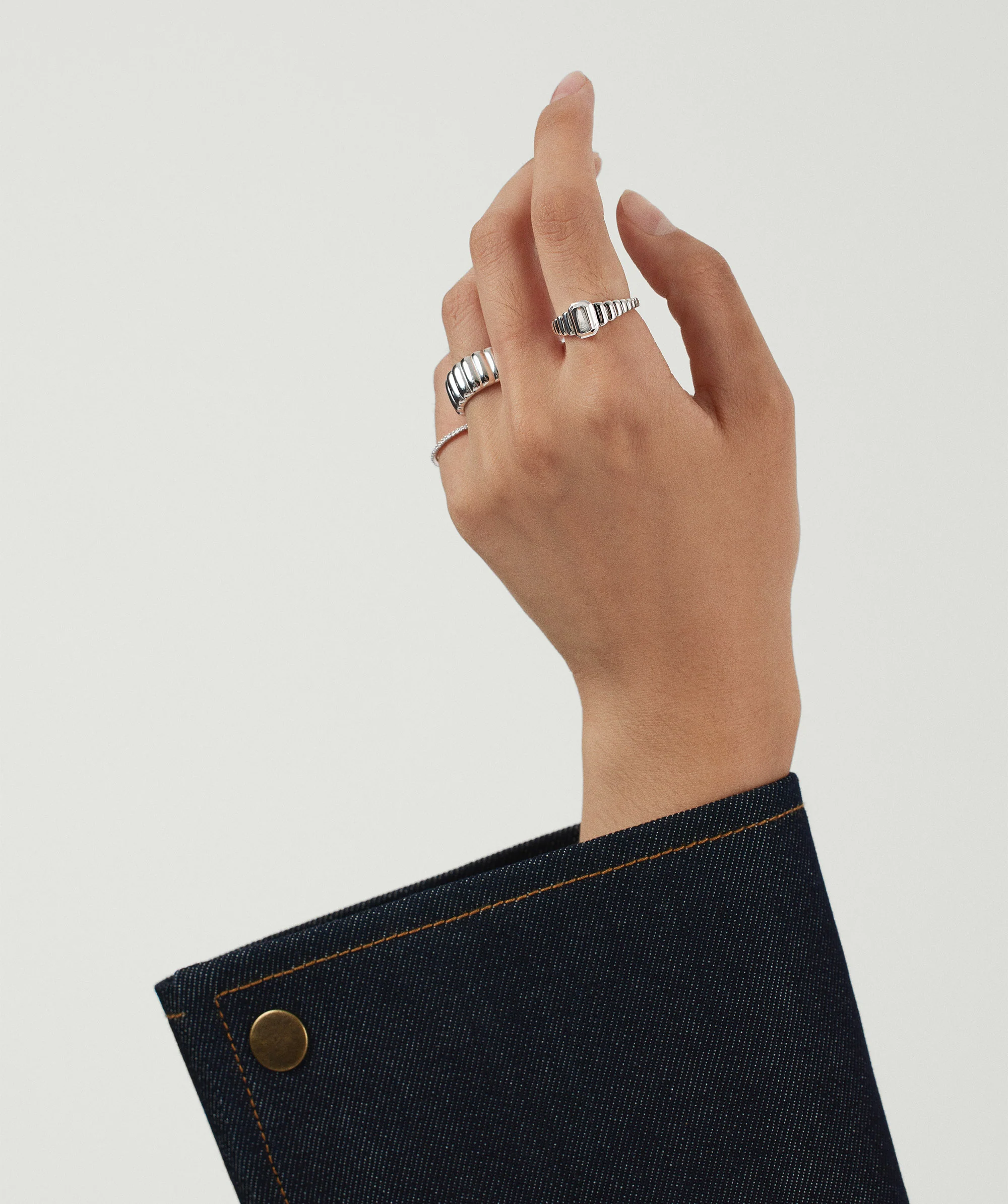 Charlotte Step Cut Signet Ring