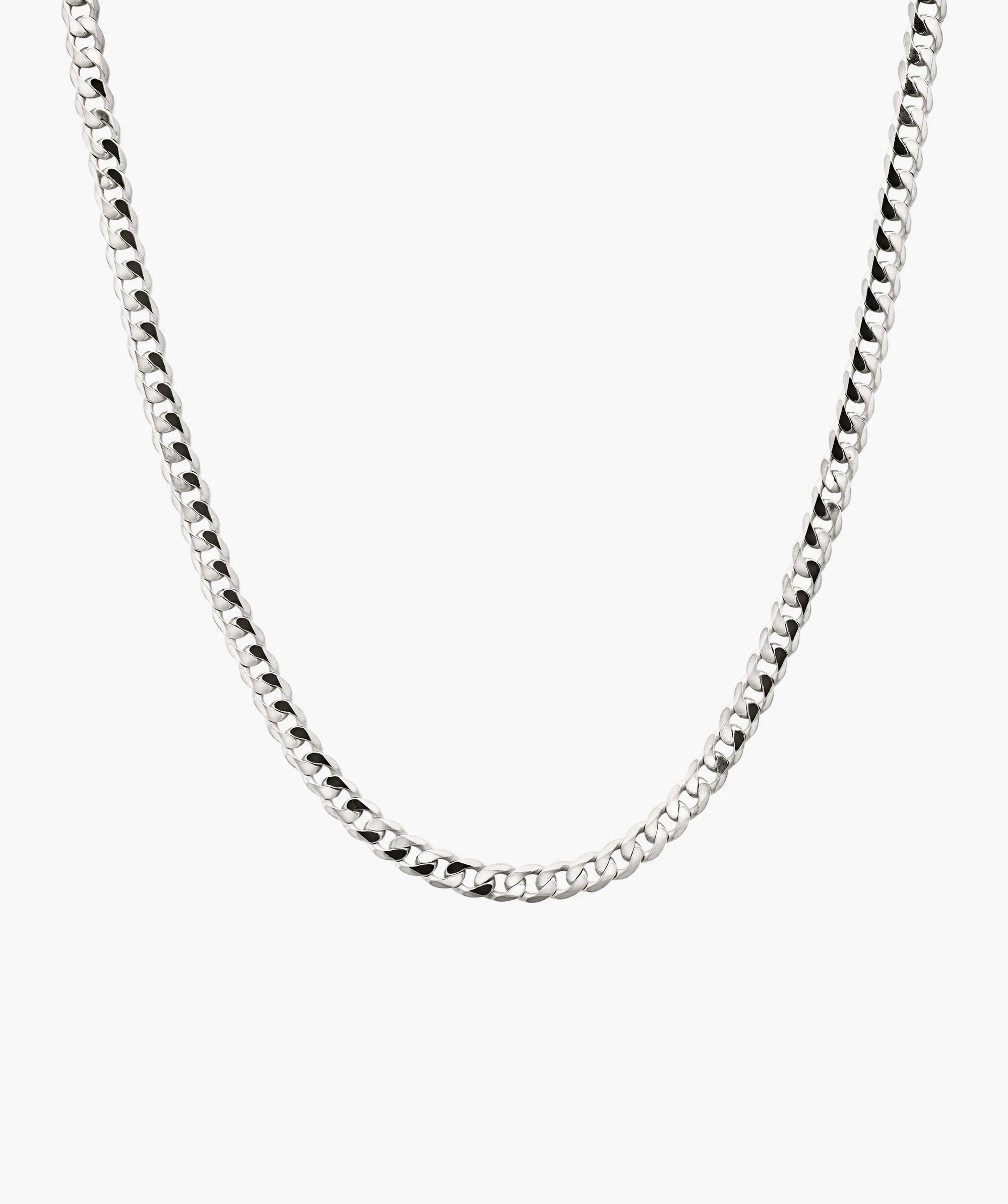 Flat Curb Chain Necklace