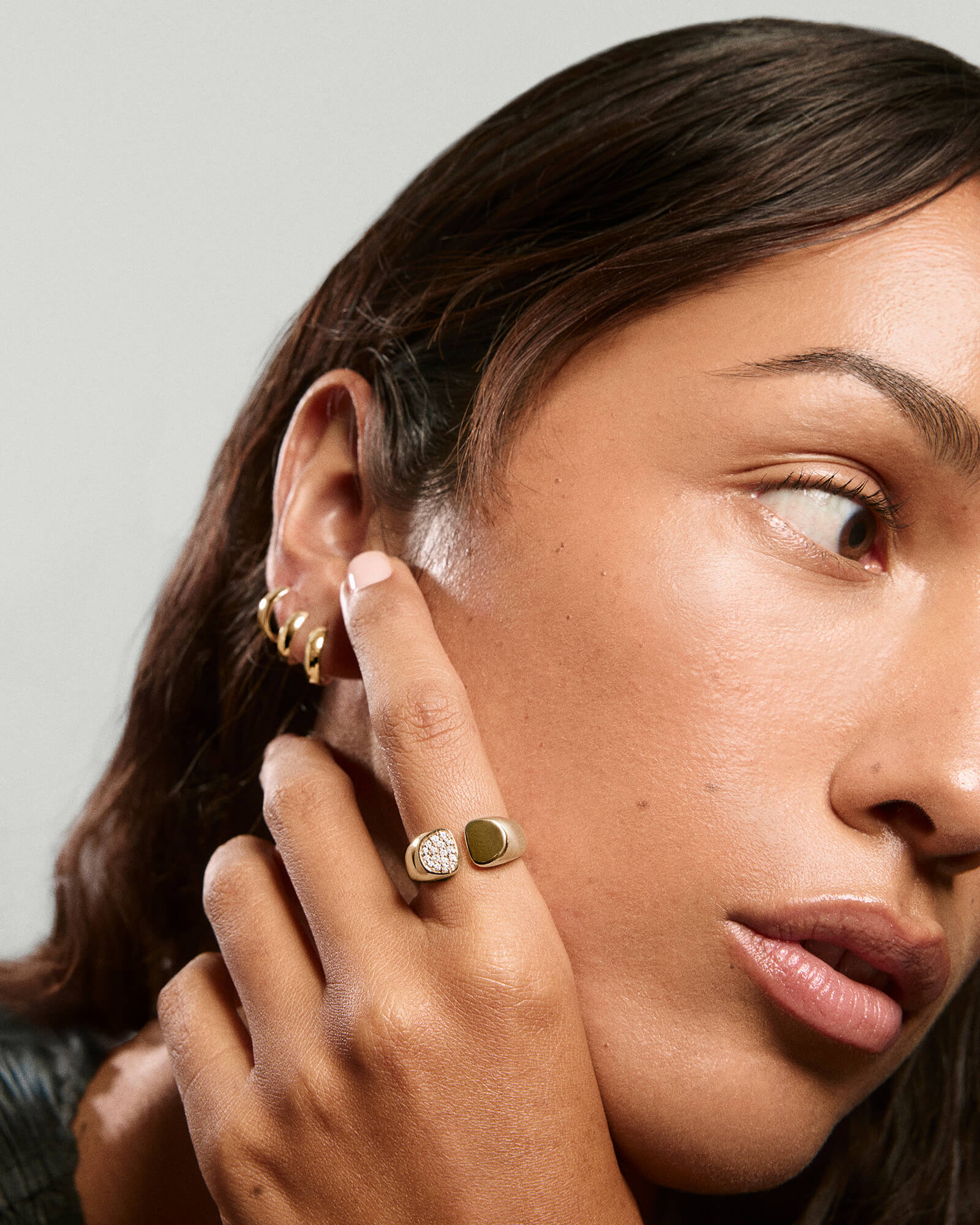 Sabine Open Signet Ring