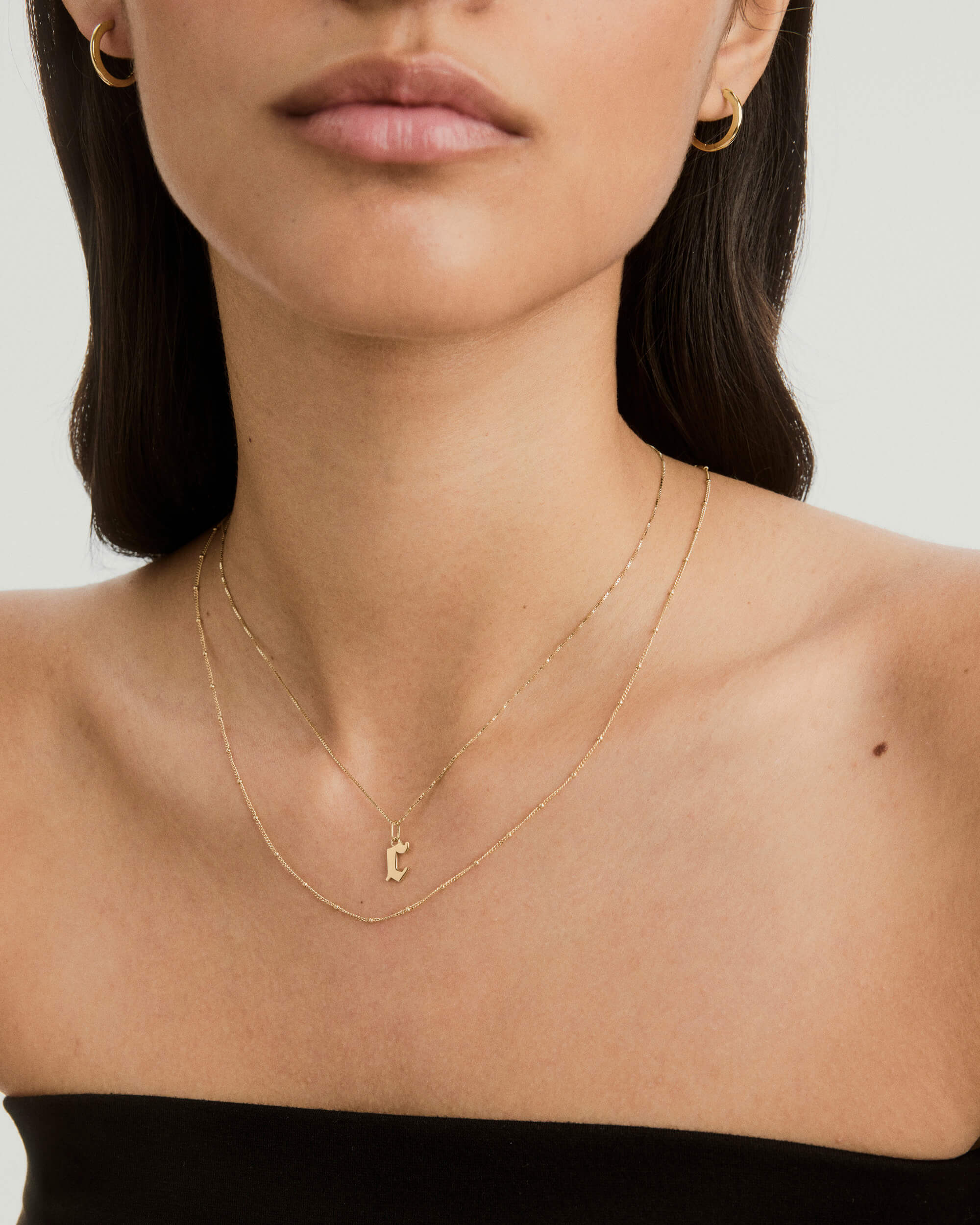 Gothic Letter Pendant