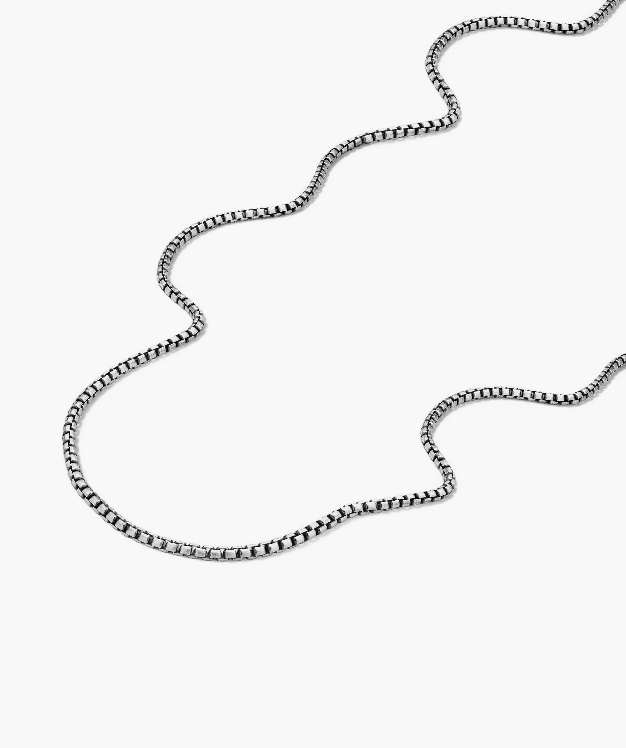 Round Box Chain Necklace