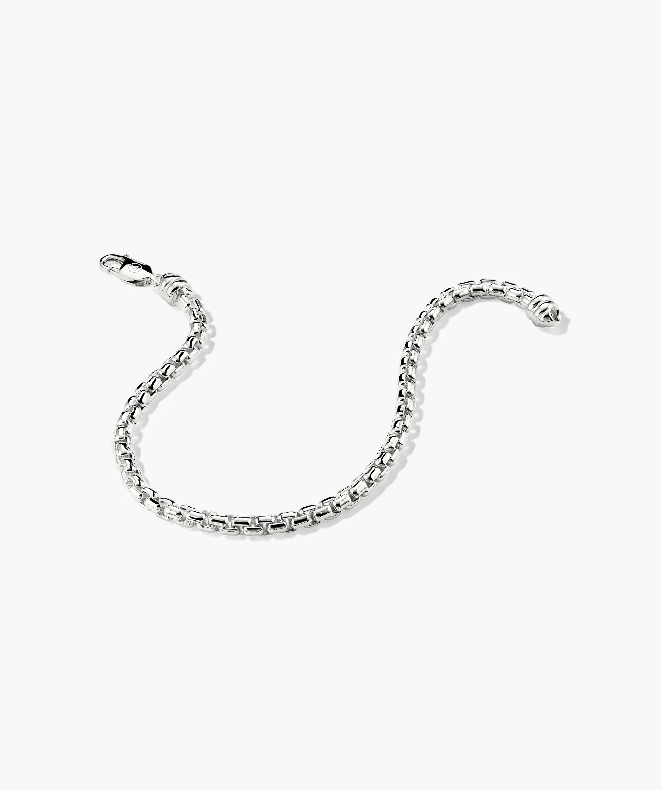 Round Box Chain Bracelet