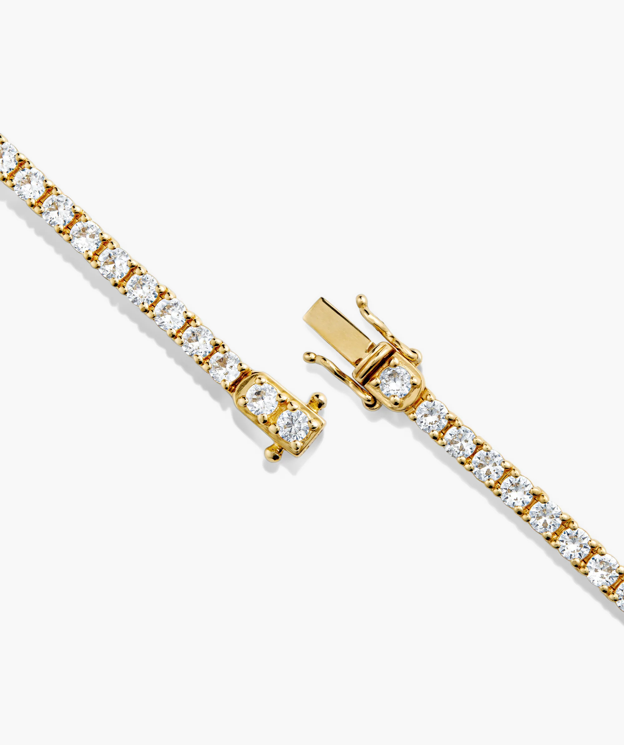 Lab Grown Sapphire Tennis Bracelet