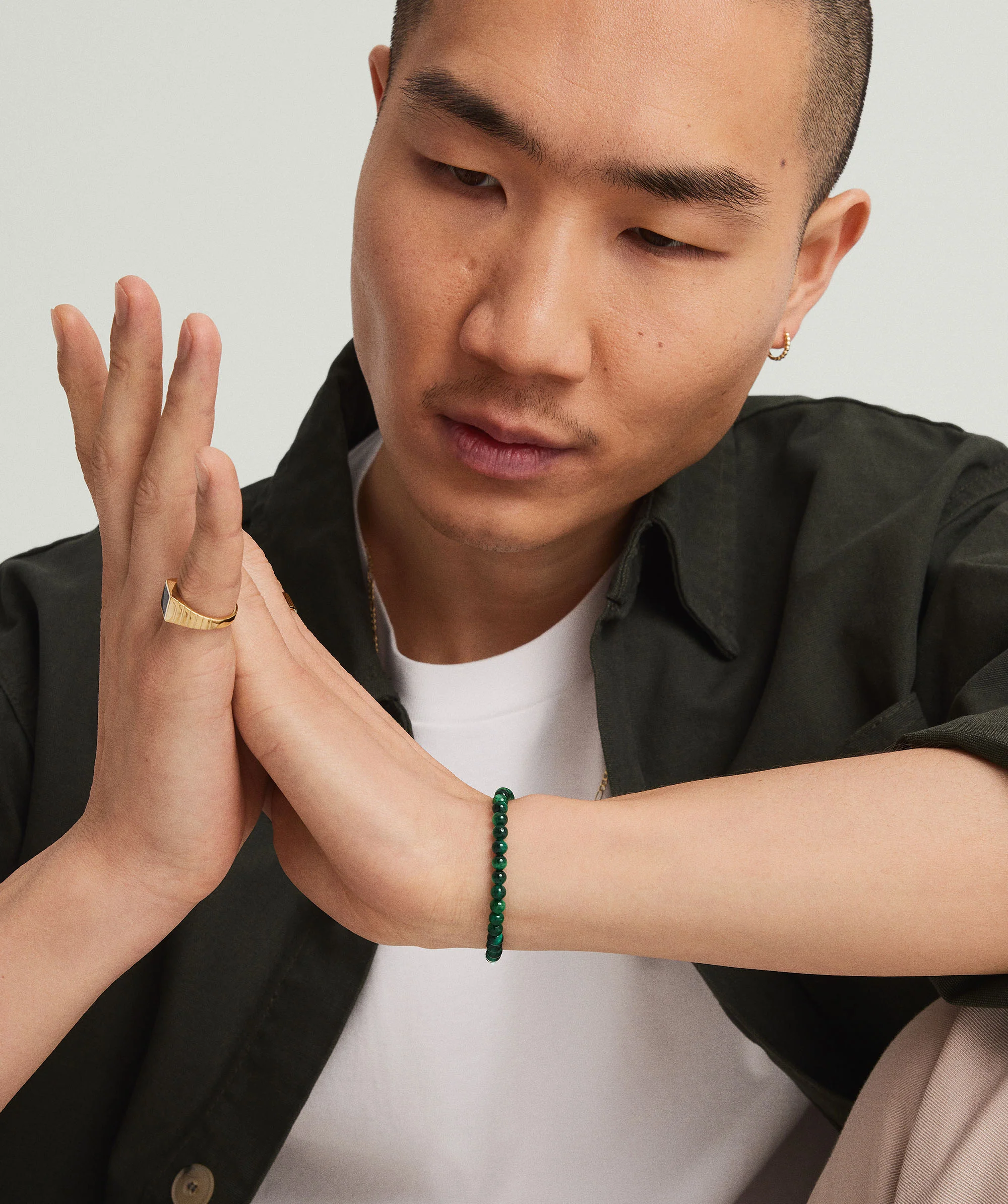 4mm Gemstone Beaded Bracelet