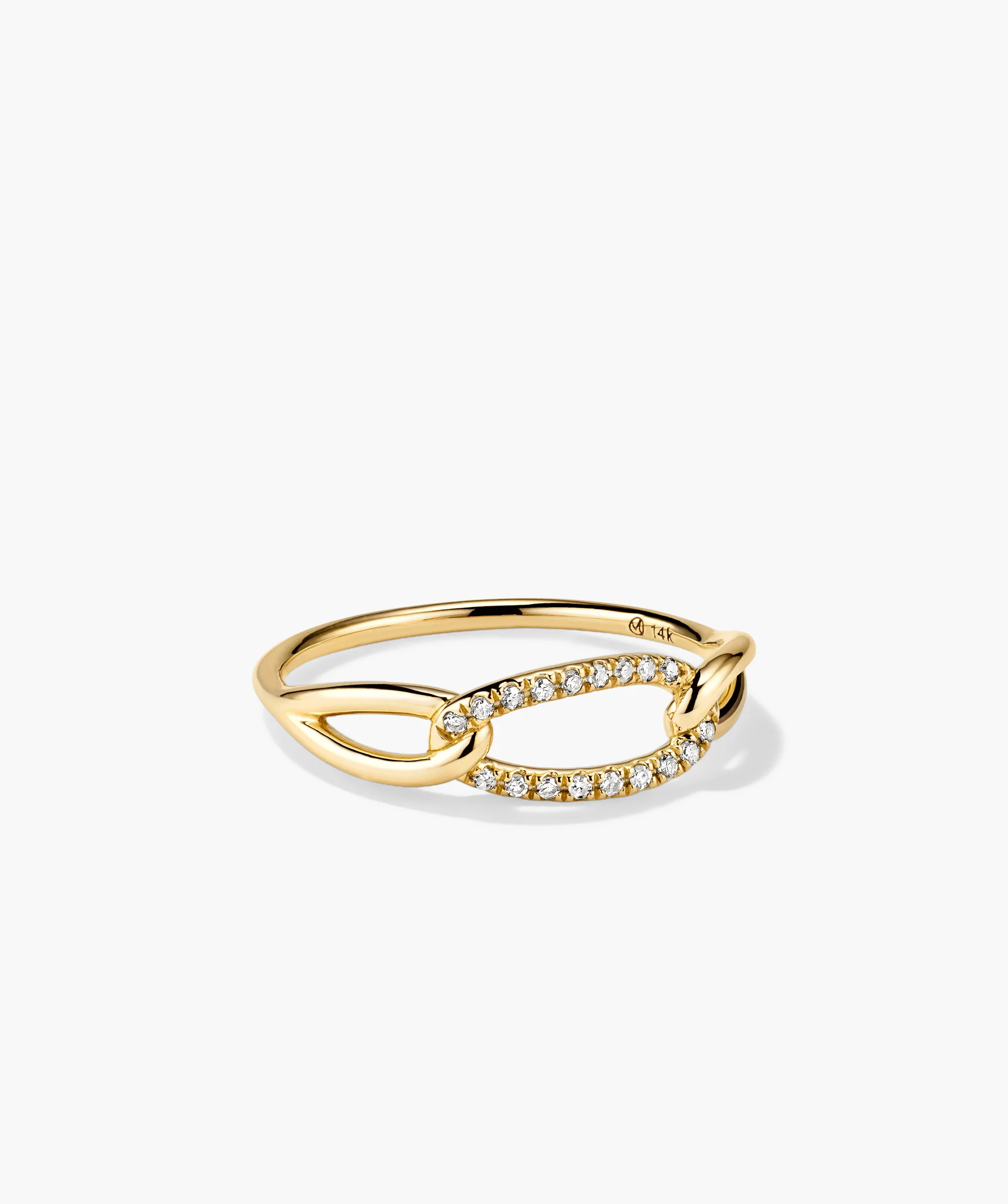 Pavé Diamond Oversized Curb Ring