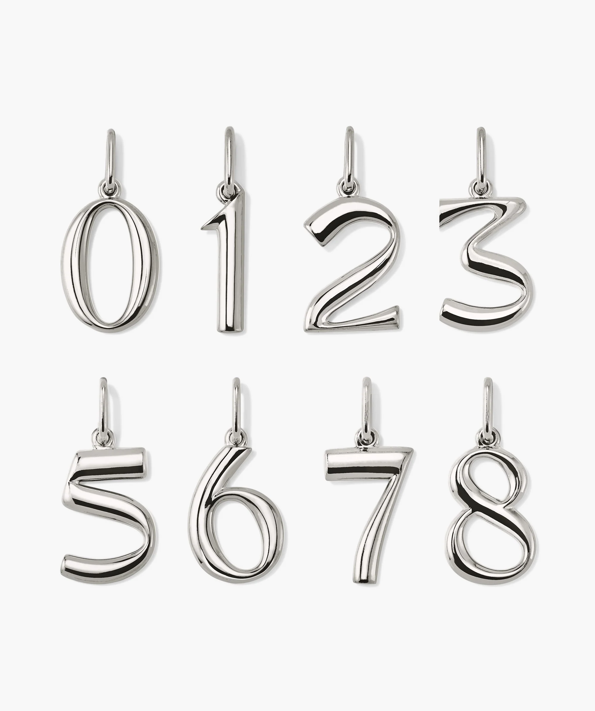 Oversized Number Charm