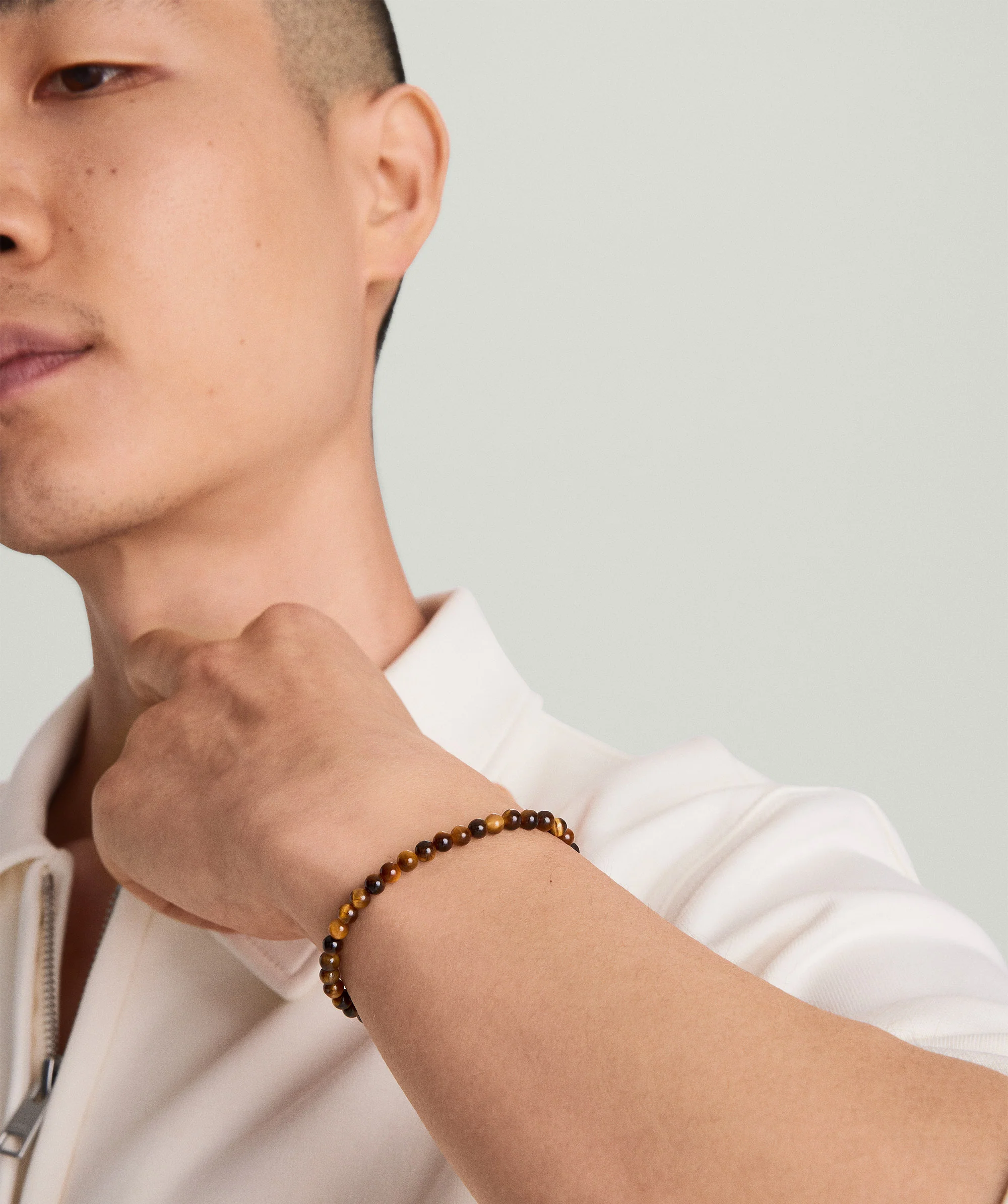 4mm Gemstone Beaded Bracelet