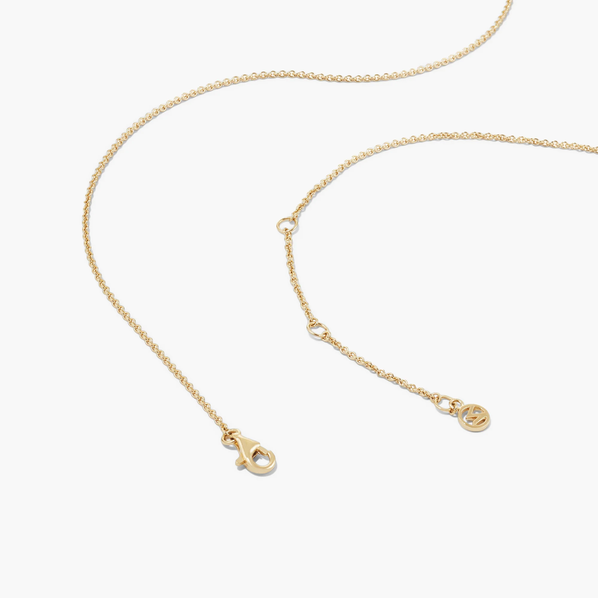 Bold Letter Pendant Necklace