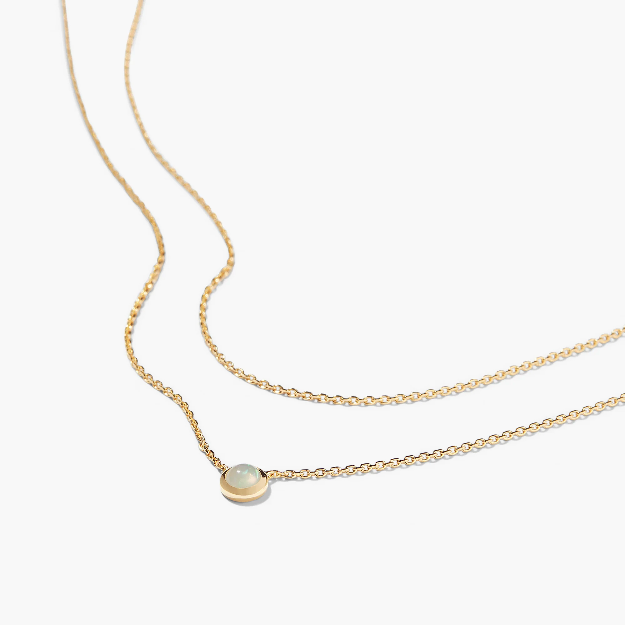 Layered Opal Necklace
