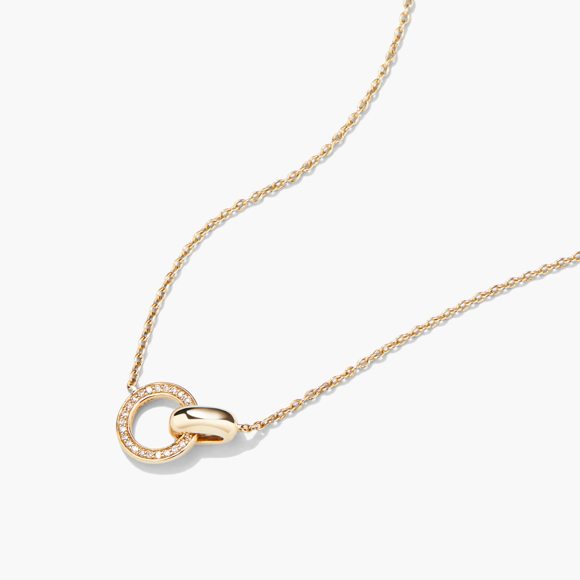 Pavé Diamond Linked Necklace