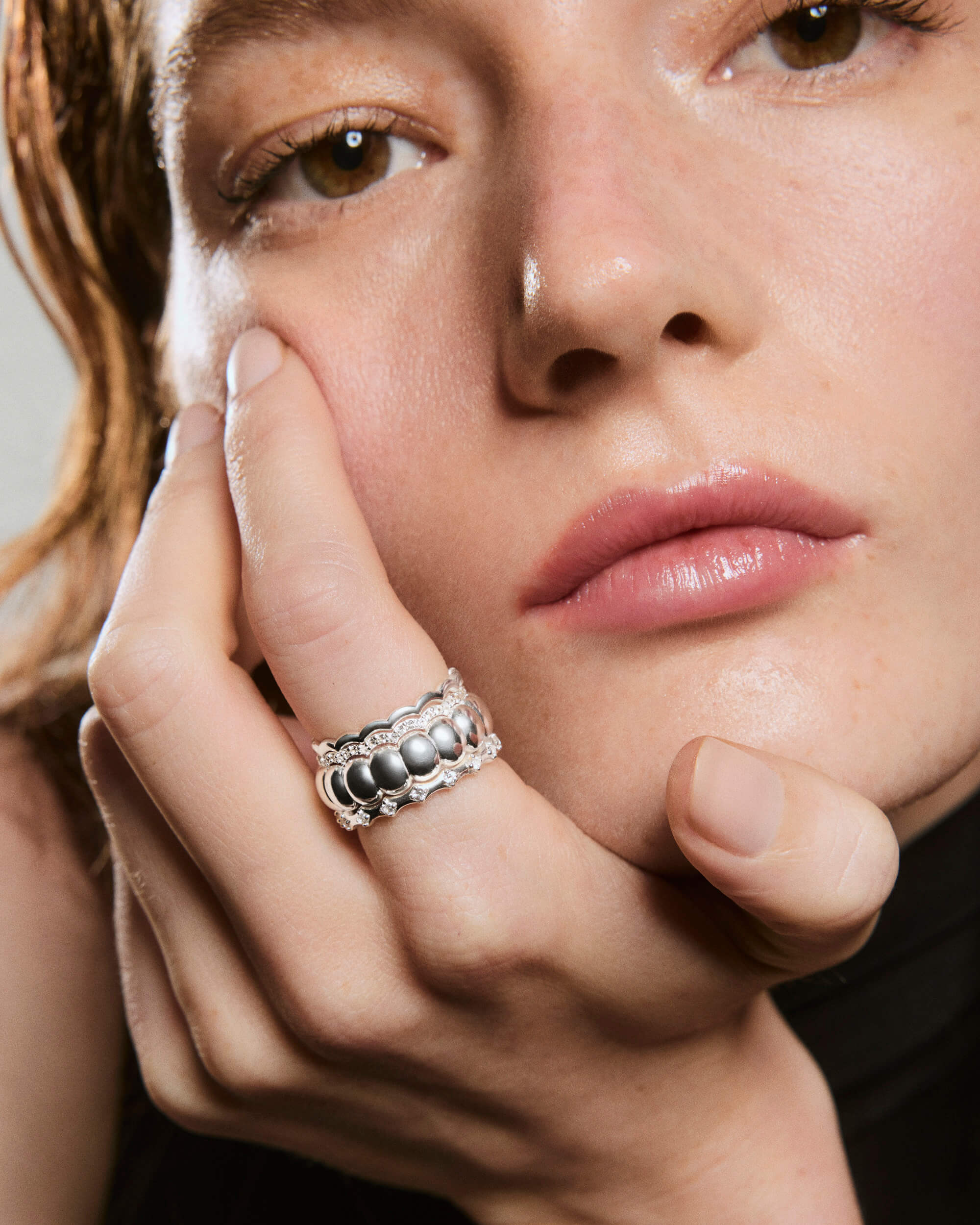 Puffy Charlotte Stacker Ring
