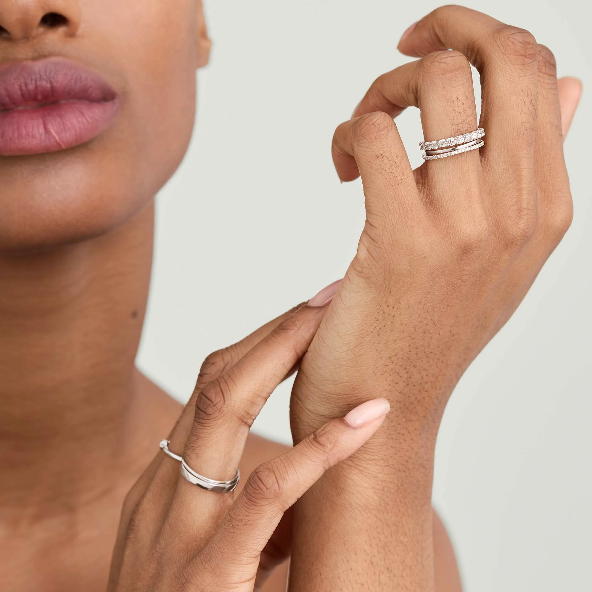 Slim Diamond Eternity Band