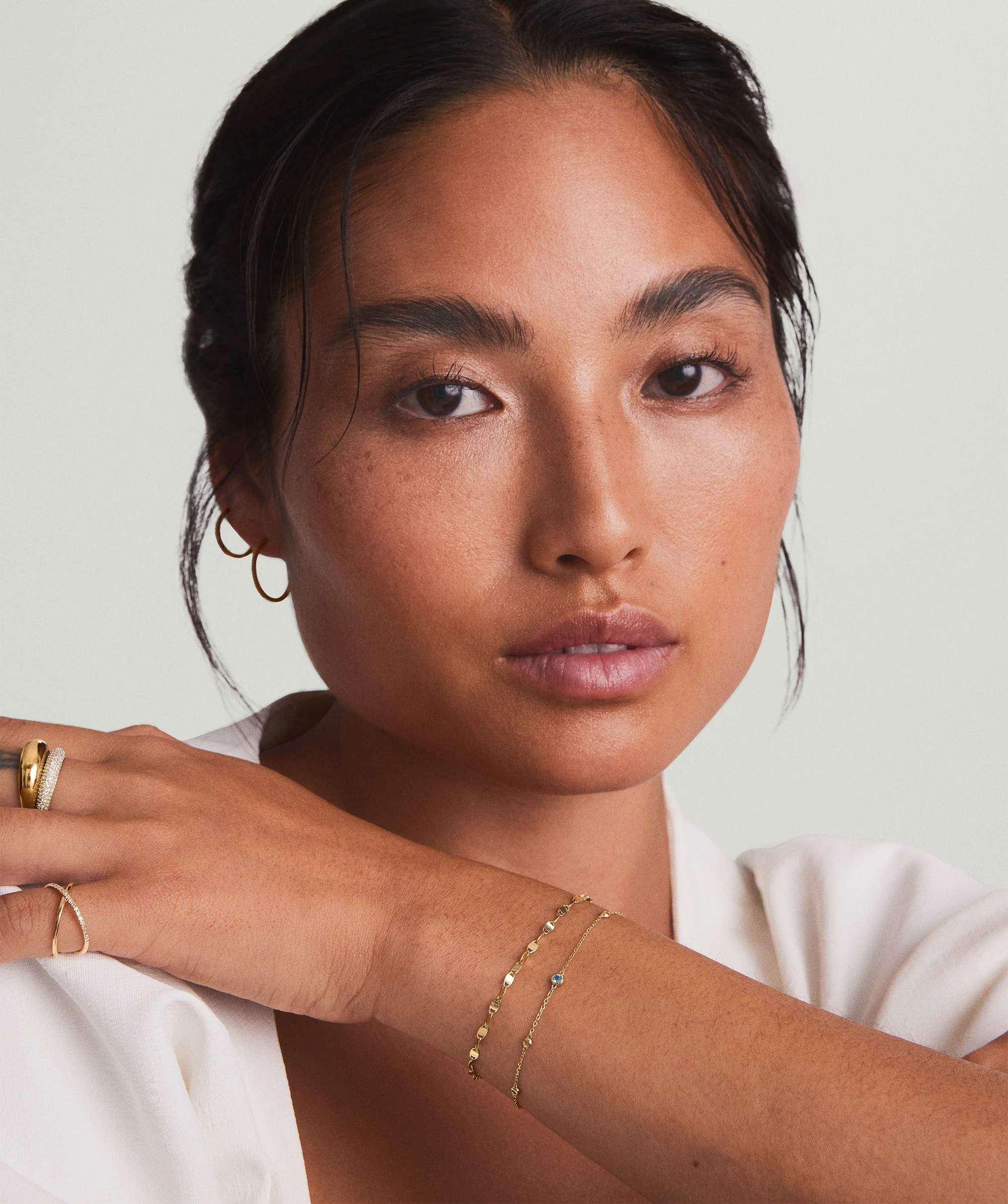 Multi Gemstone Station Bracelet