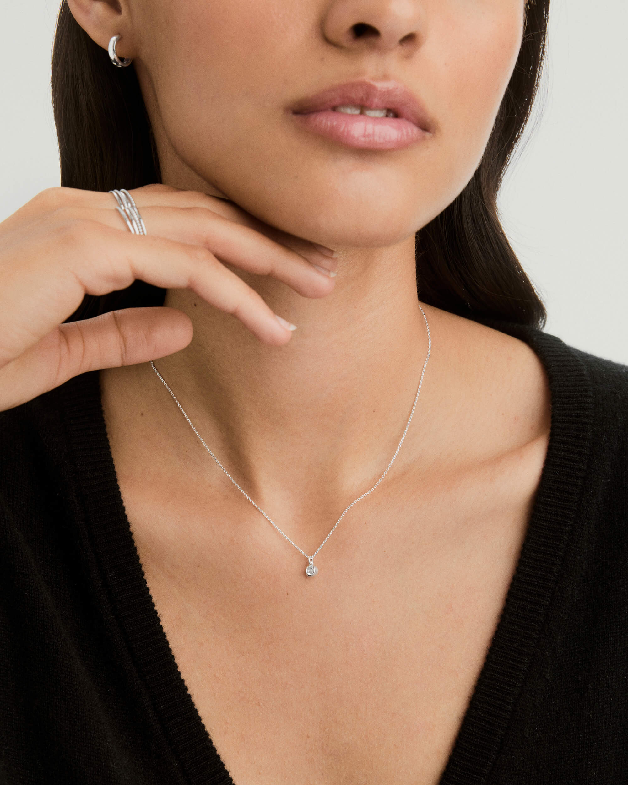 Sia Birthstone Pendant Necklace