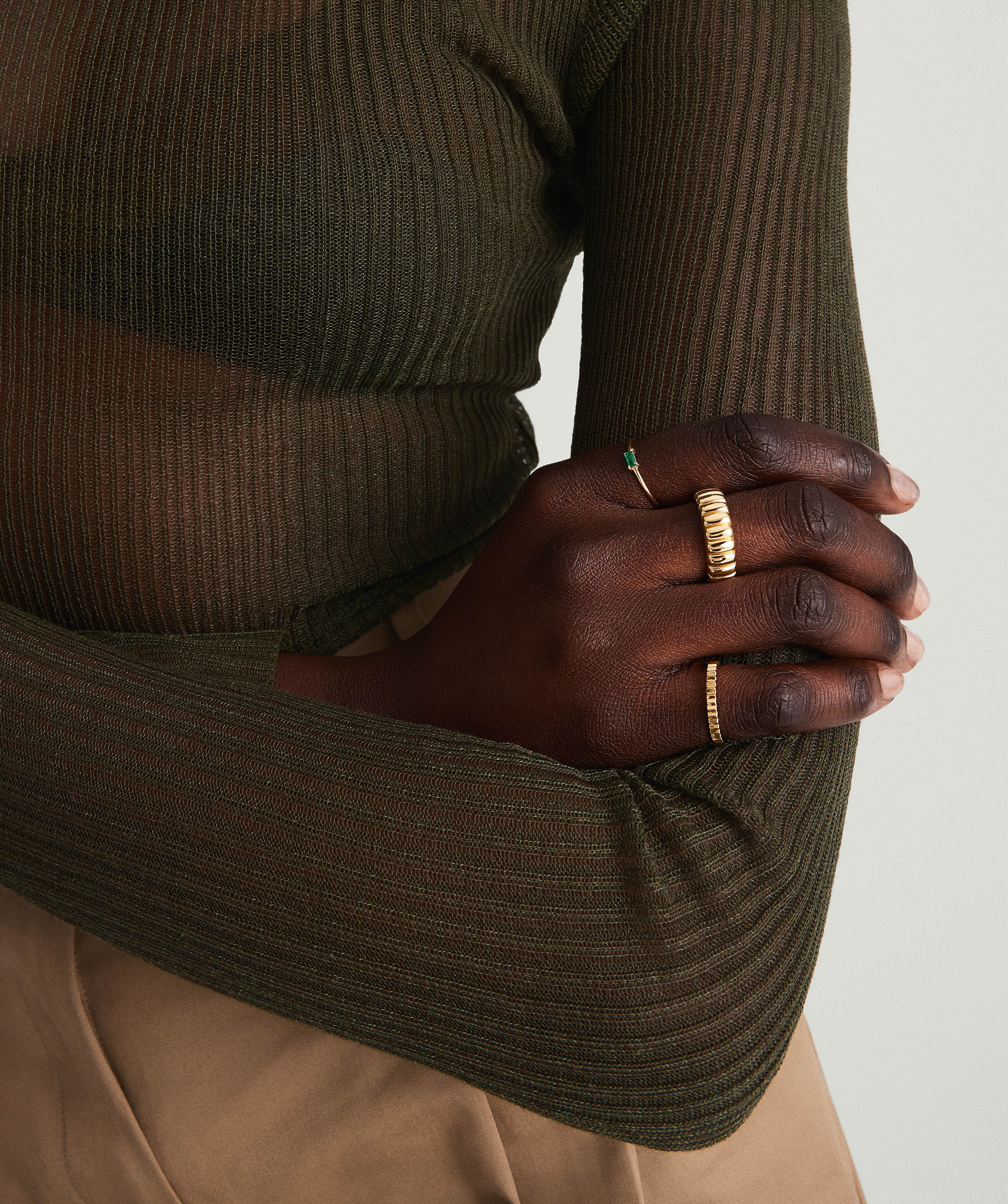 Baguette Stacker Ring