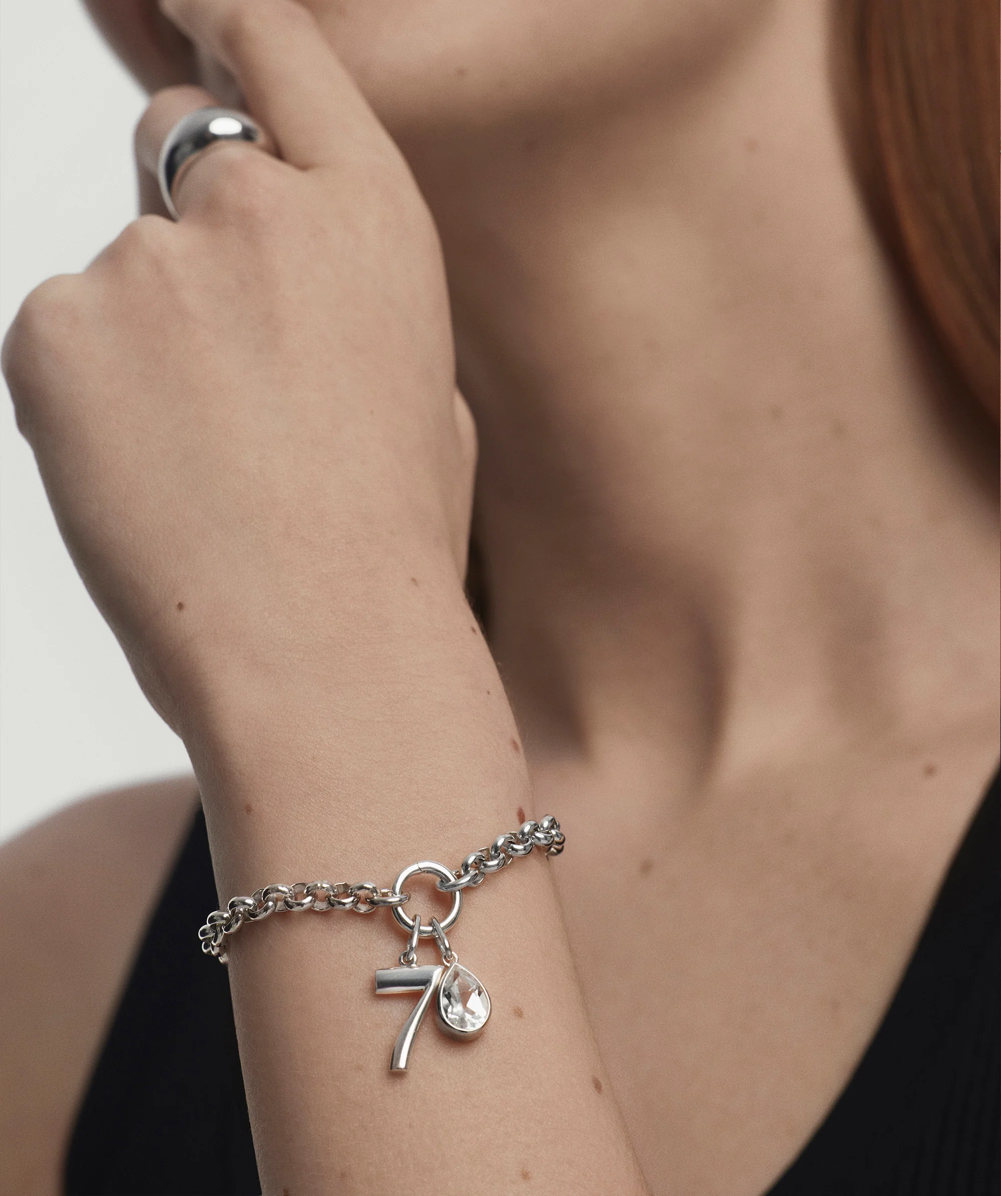 Oversized Number Charm