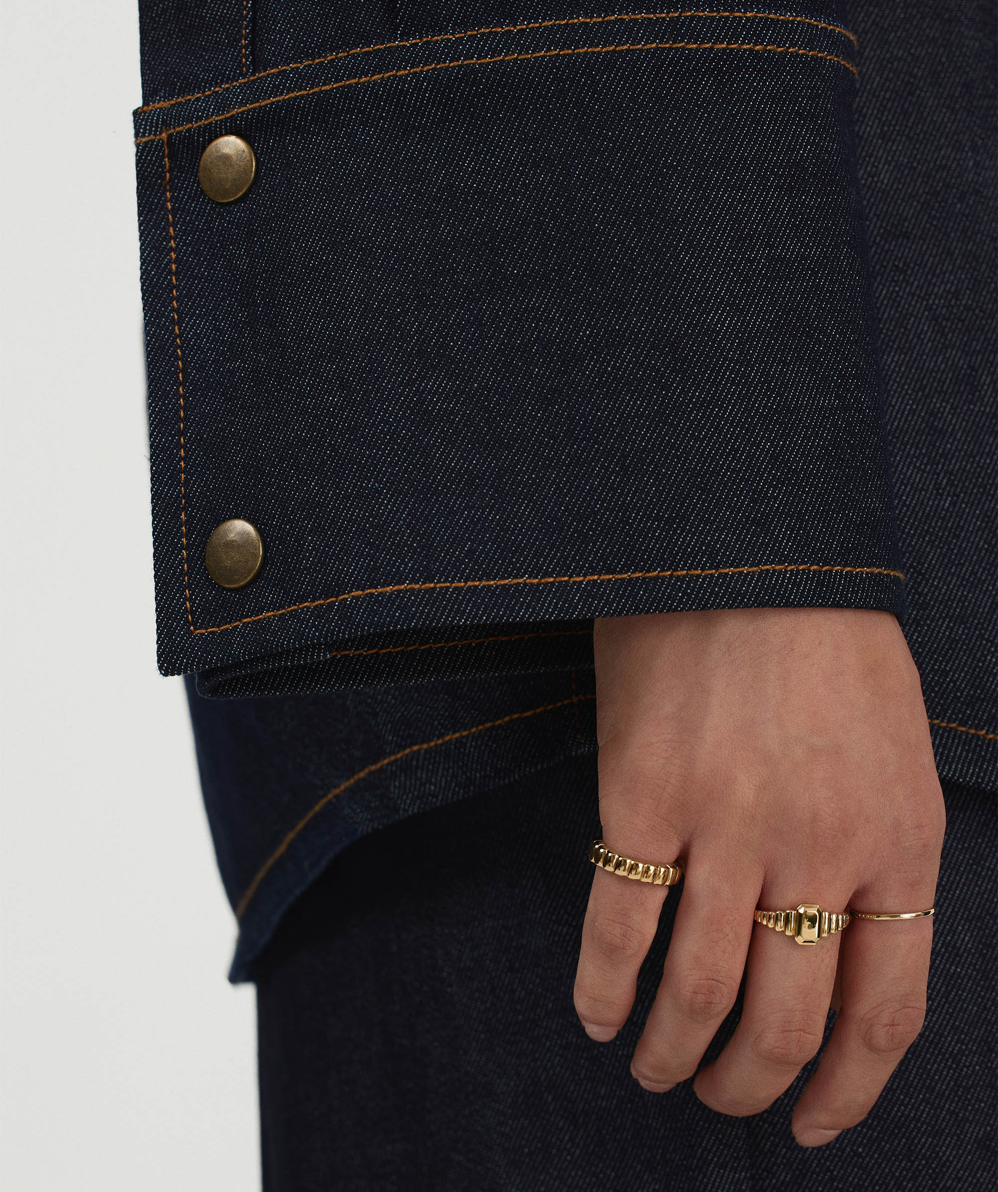 Charlotte Step Cut Signet Ring